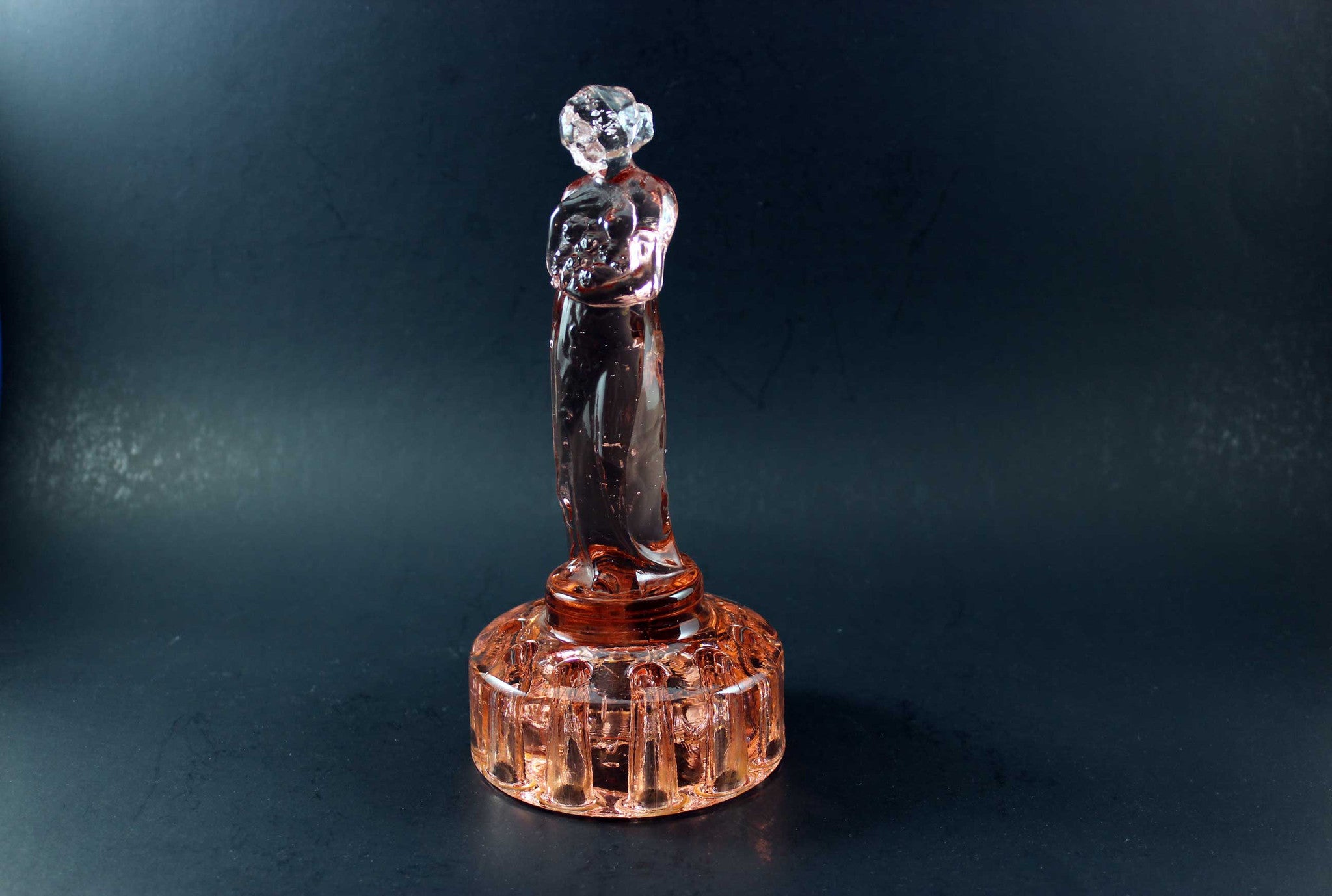 Cambridge Glass Rose Lady, Lancaster Glass Console Bowl