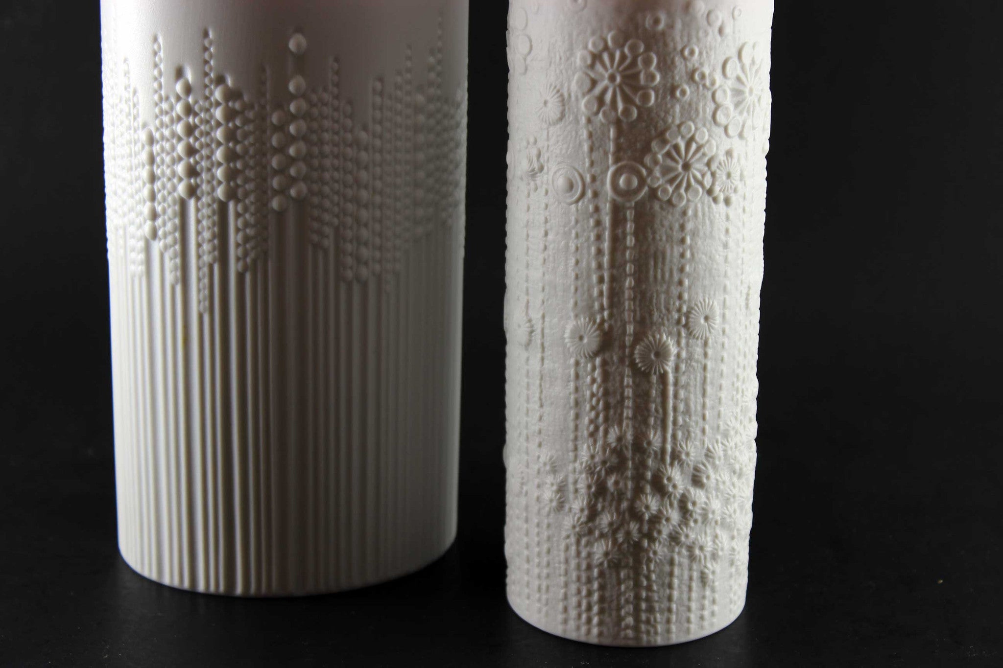 Rosenthal Studio Line White Bisque Porcelain Vases