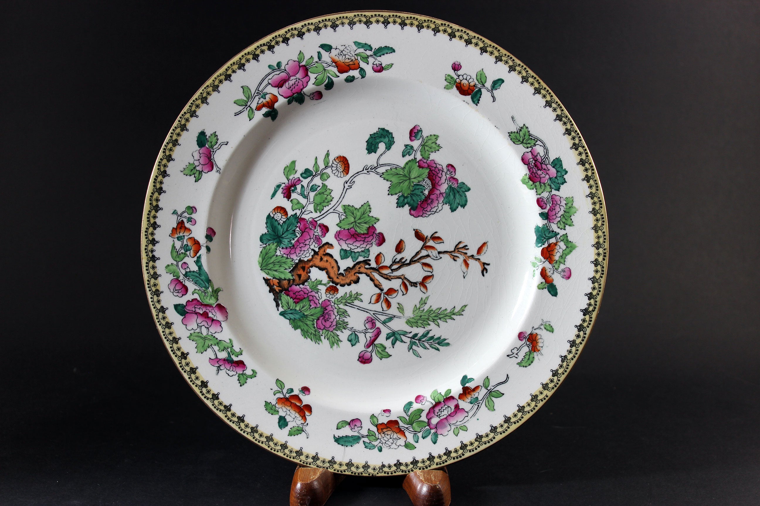 Antique Royal Doulton Indian Tree Plates