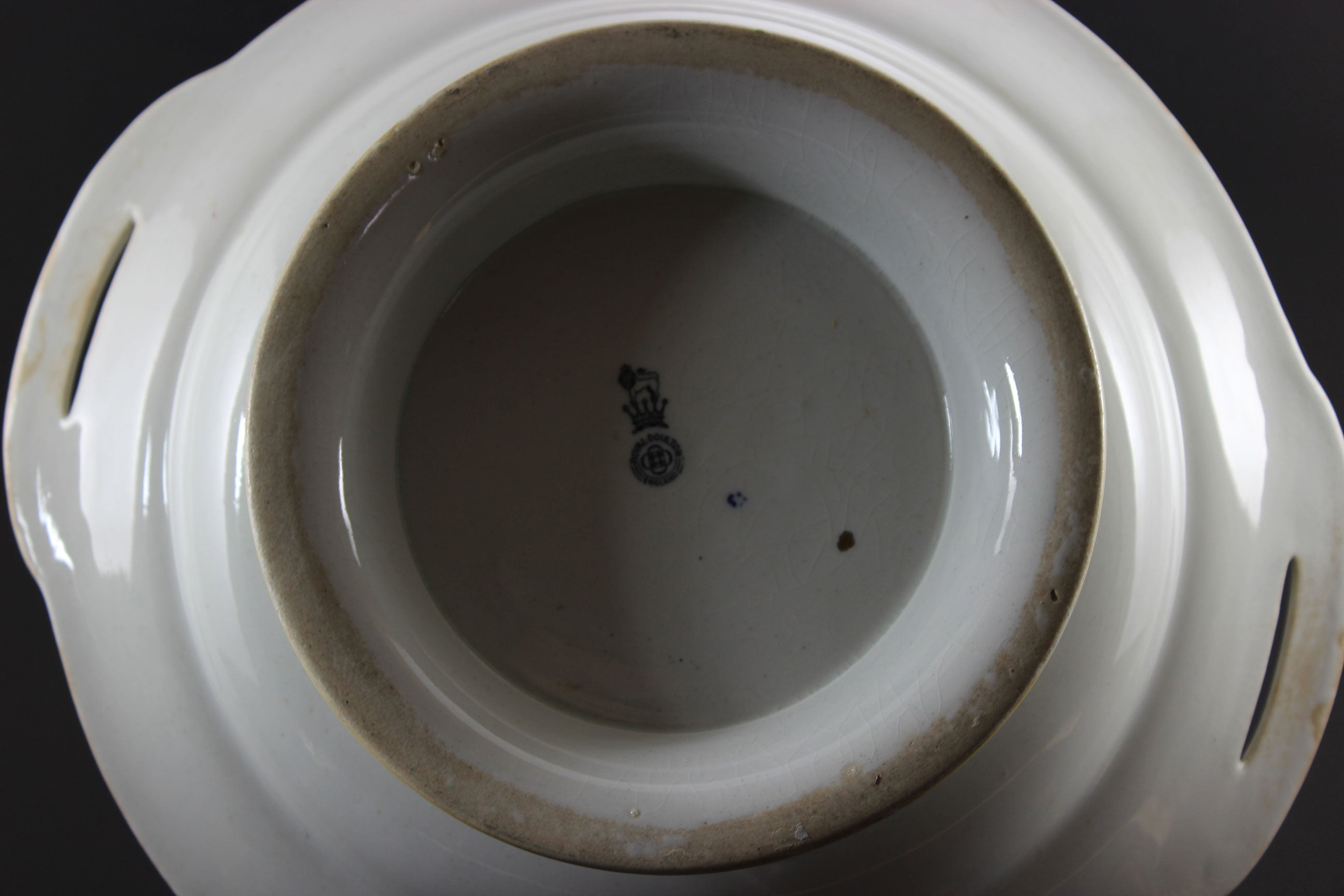 Antique Royal Doulton Indian Tree, Covered Serving Bowl
