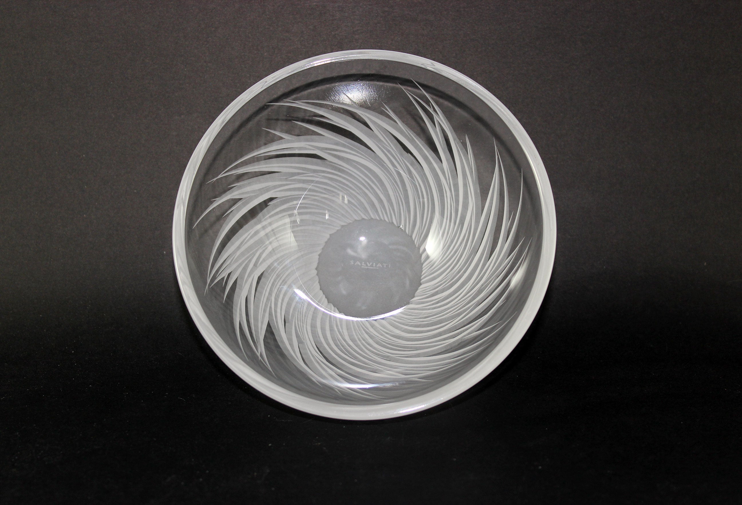 Salviati Murano Glass Bowls, Piume
