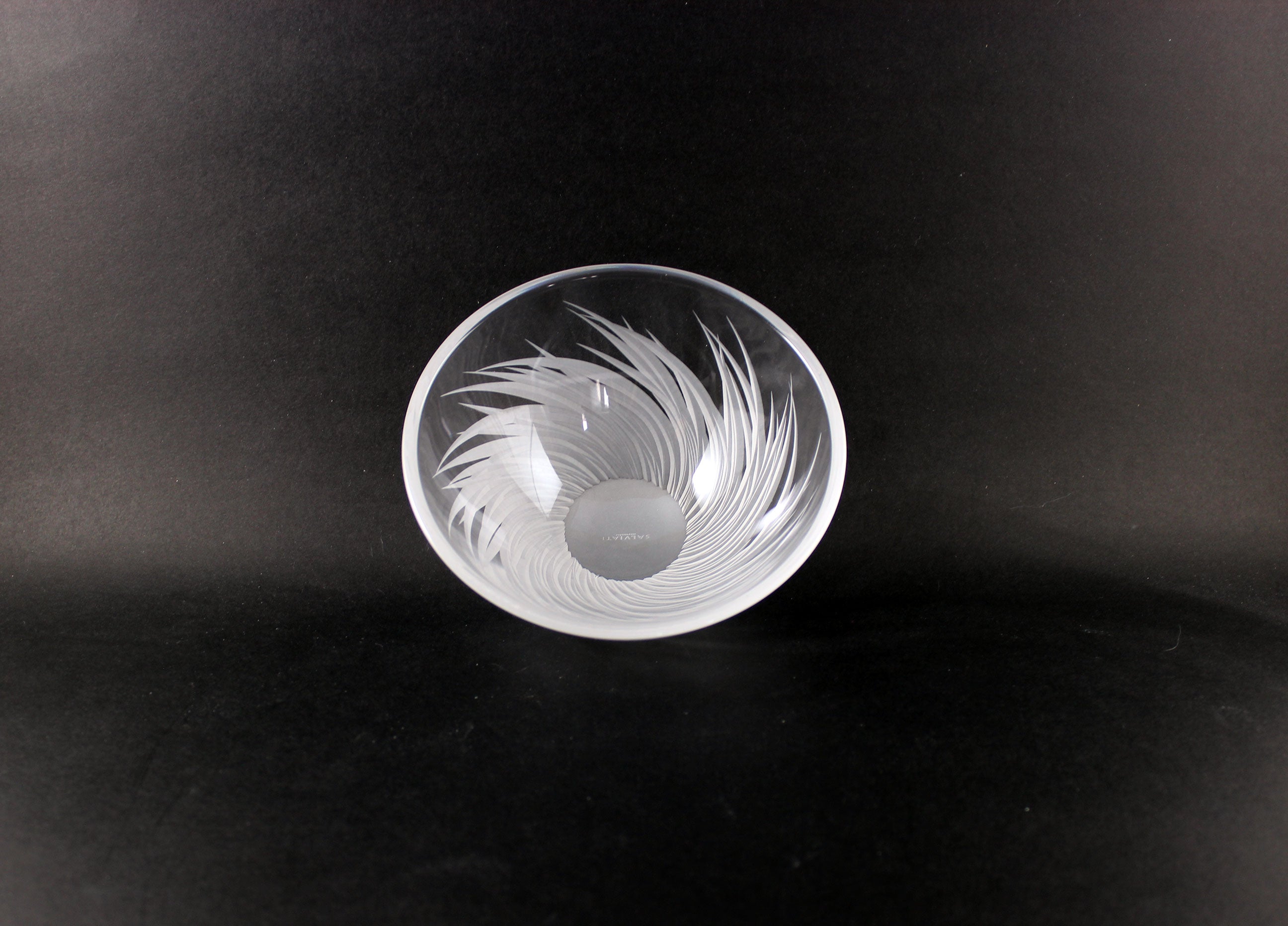 Salviati Murano Glass Bowls, Piume