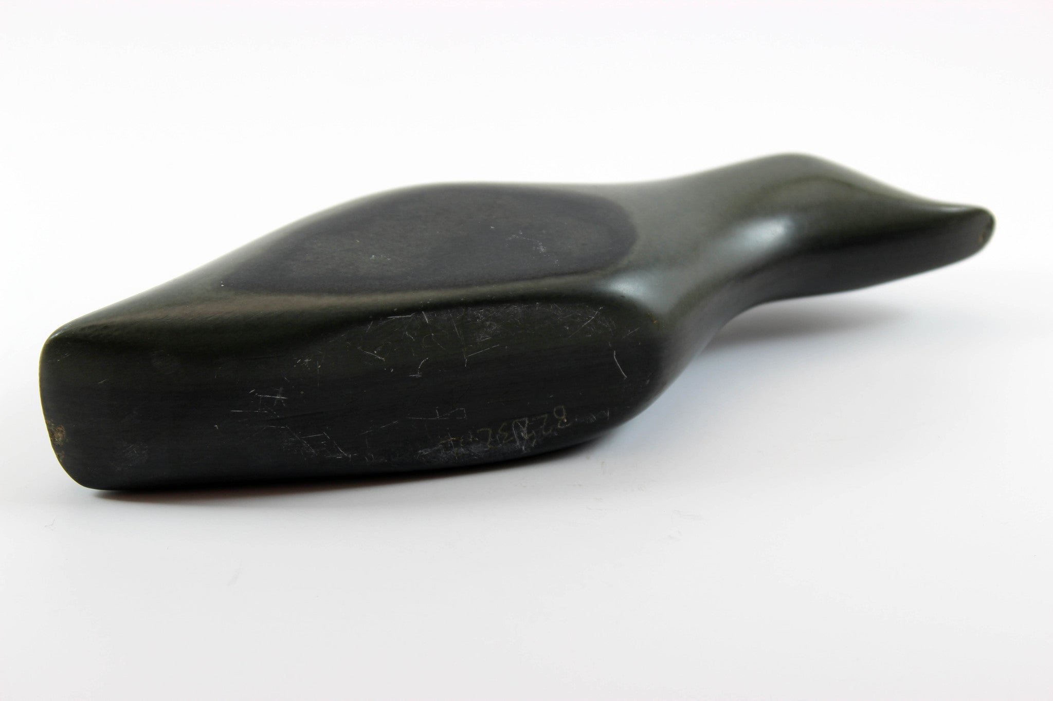 Inuit Soapstone Sculpture Sleek Arctic Water Bird