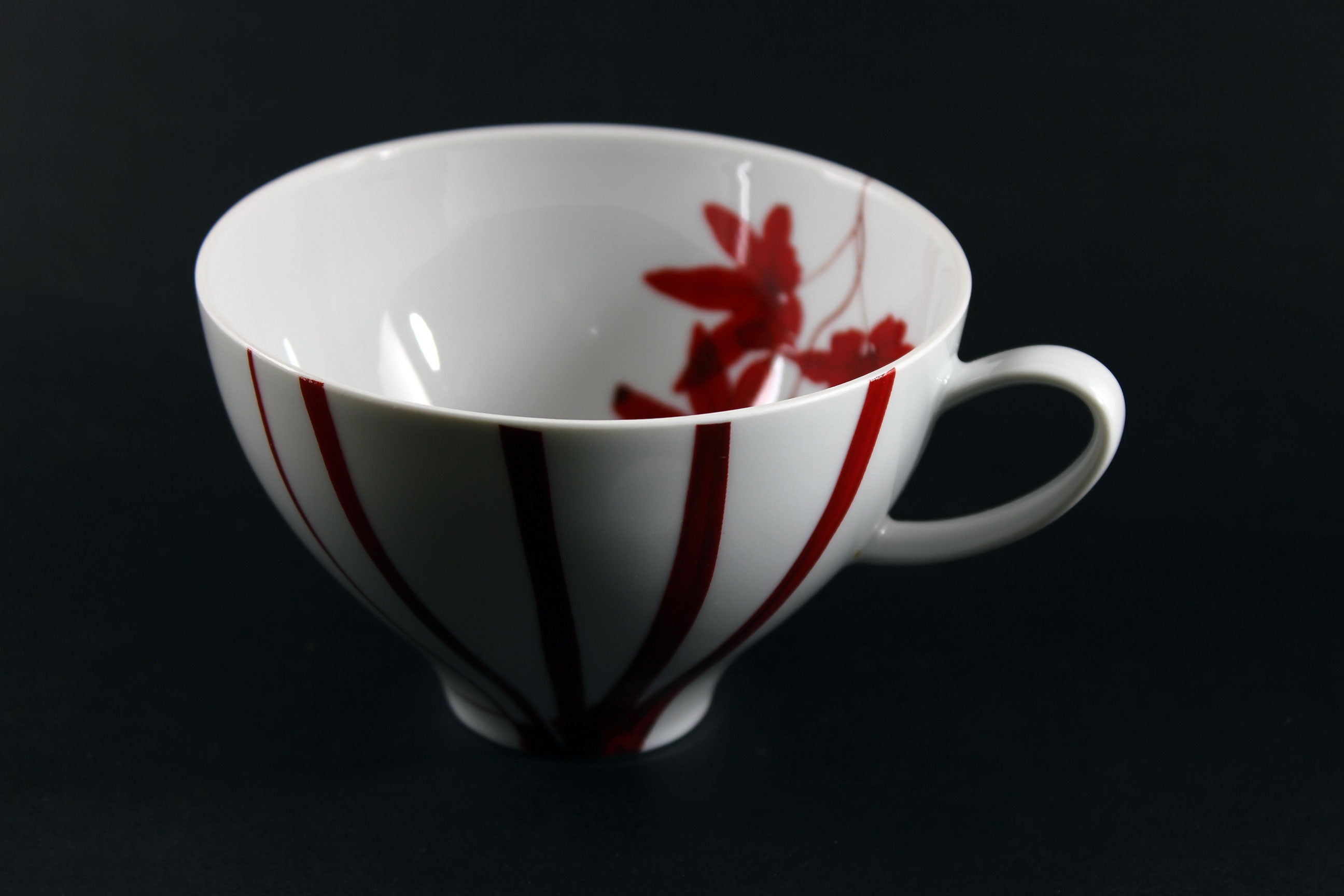 Spal Porcelain, Fall Pattern, Teacup Trio