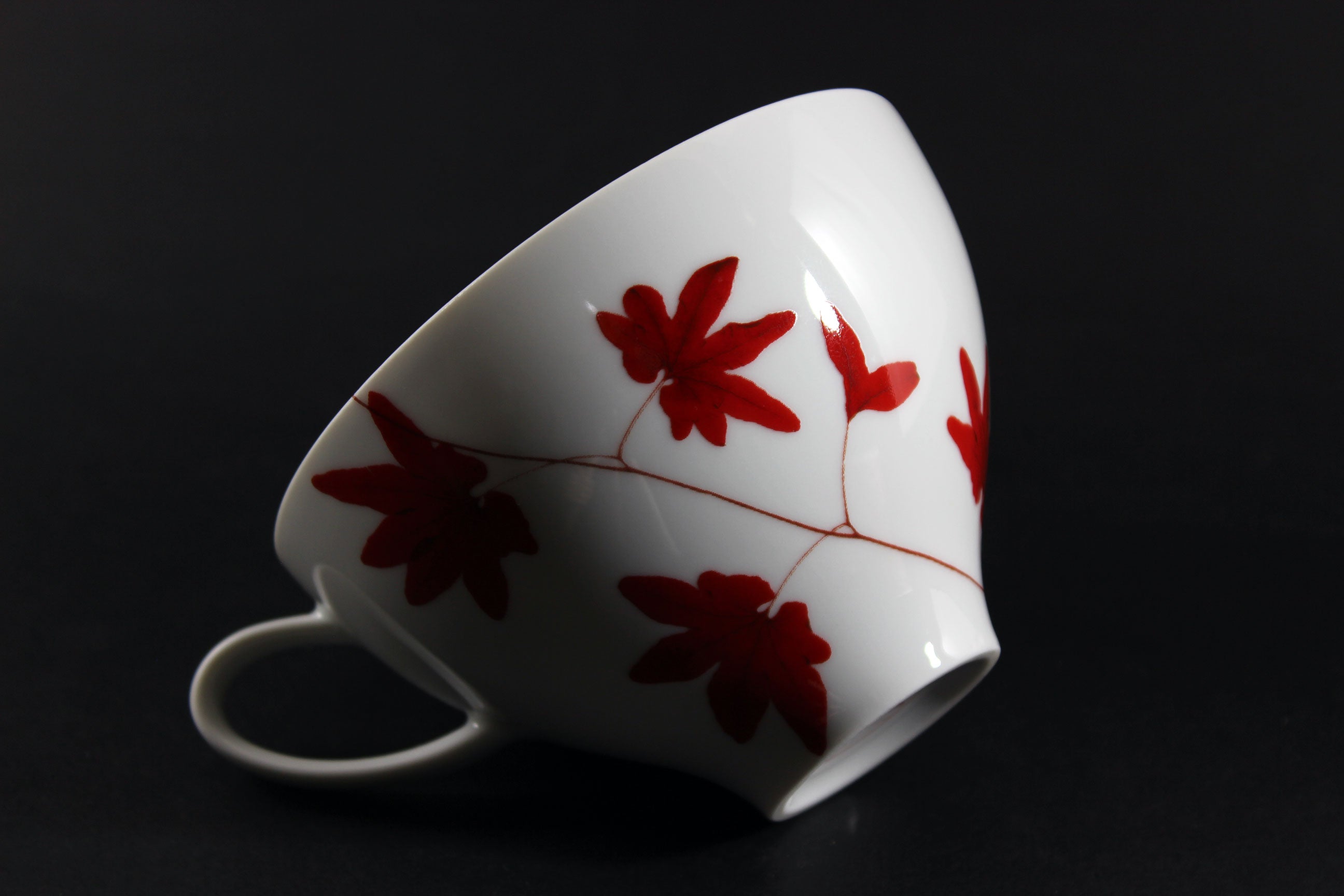 Spal Porcelain, Fall Pattern, Teacup Trio