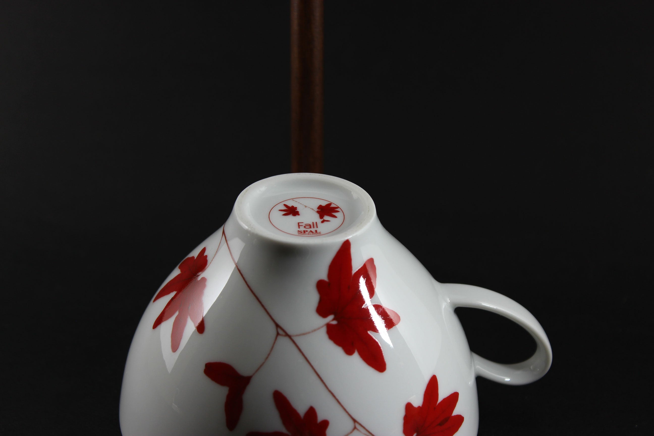 Spal Porcelain, Fall Pattern, Teacup Trio