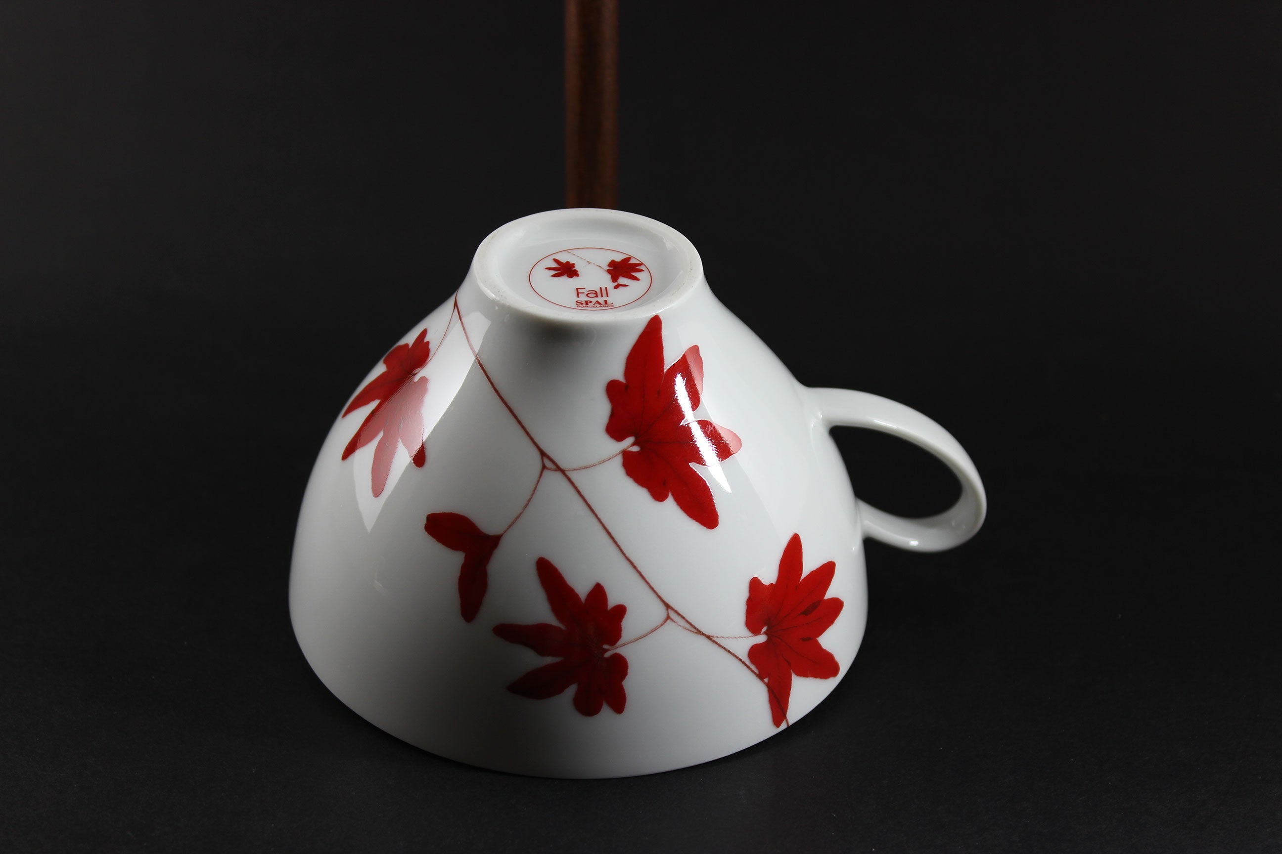 Spal Porcelain, Fall Pattern, Teacup Trio