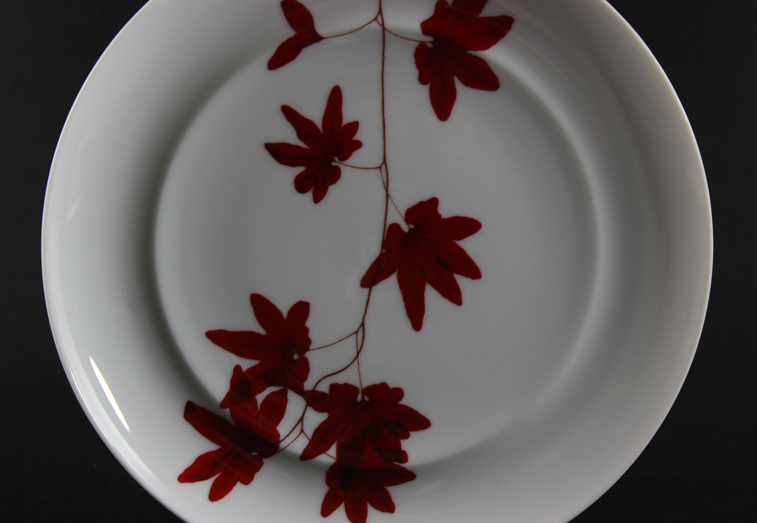 Spal Porcelain, Fall Pattern, Teacup Trio