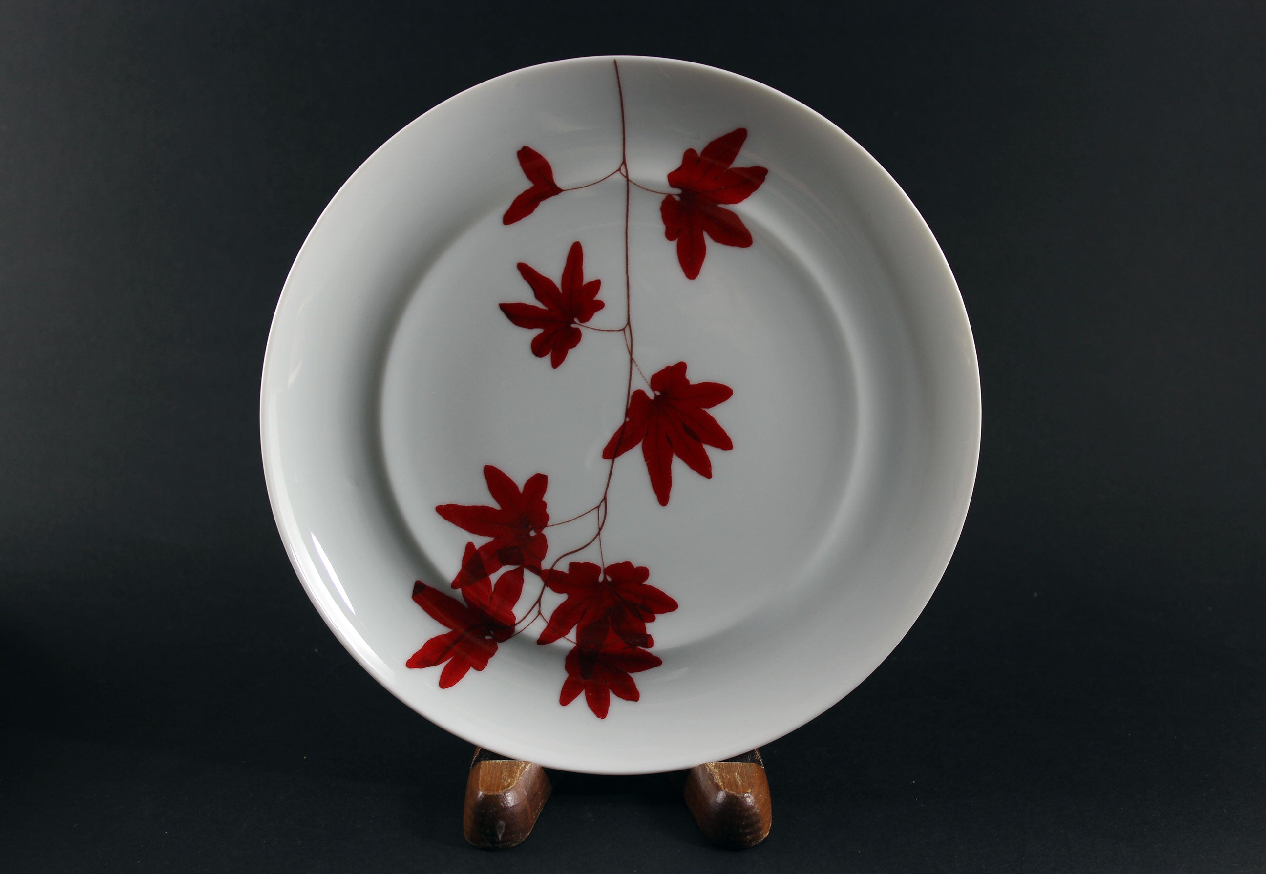 Spal Porcelain, Fall Pattern, Teacup Trio