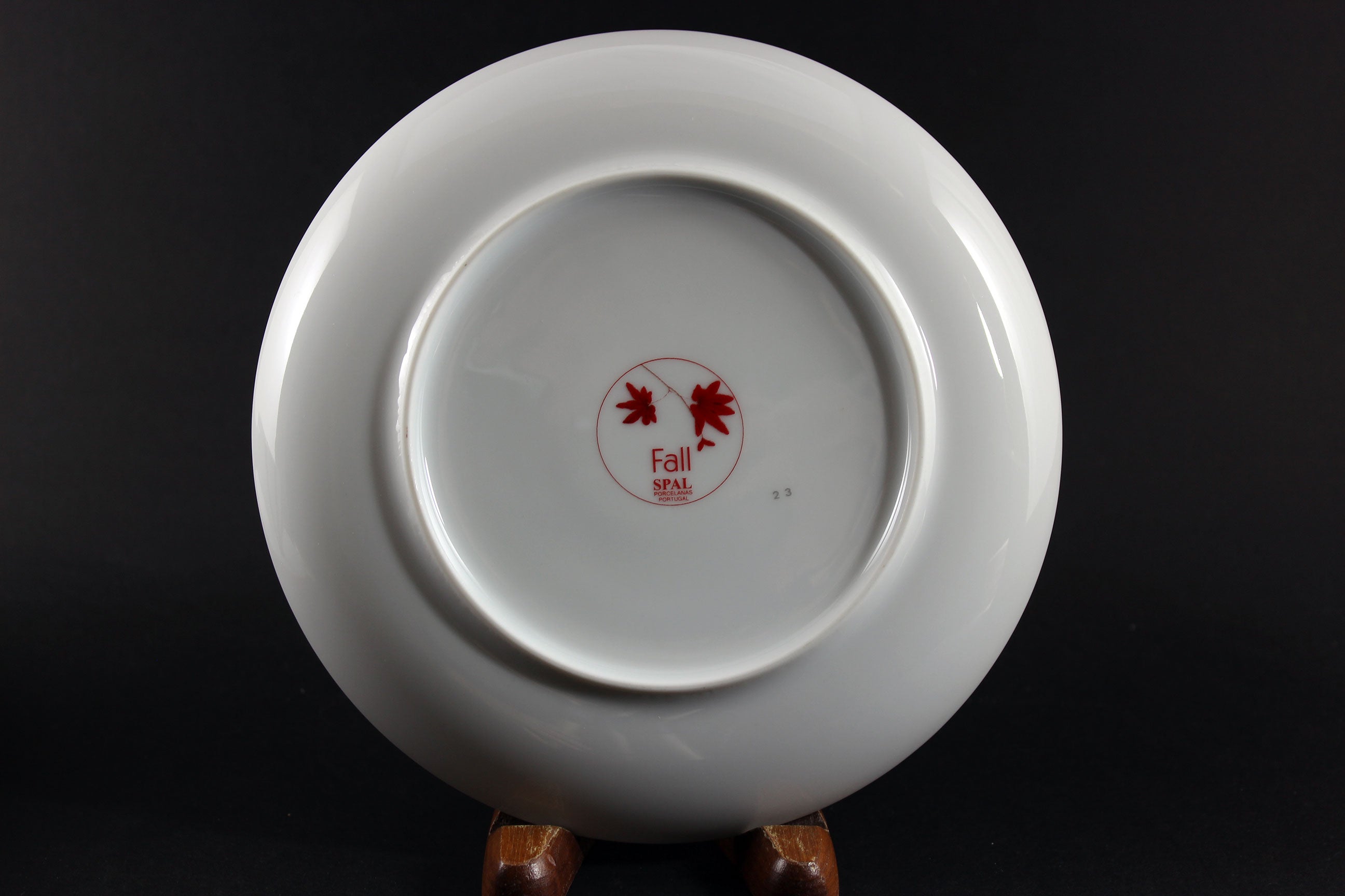 Spal Porcelain, Fall Pattern, Teacup Trio