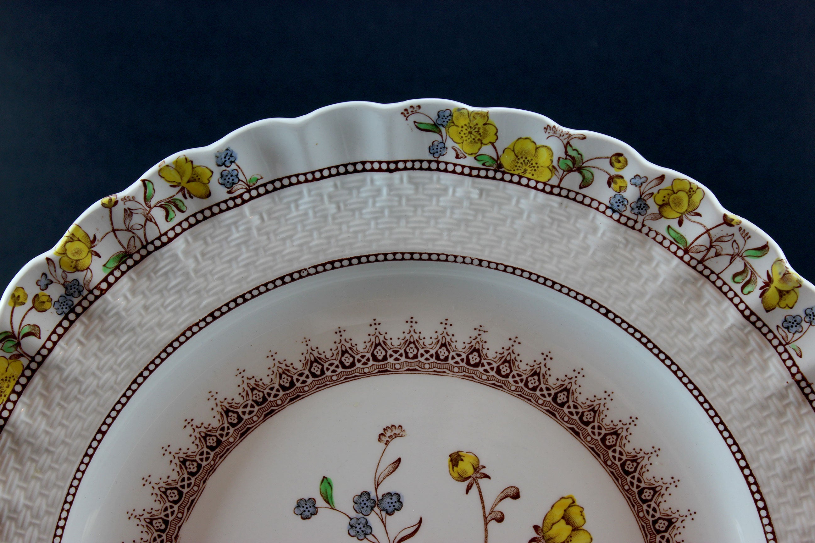 Spode, Buttercup Pattern, Dinner Plates