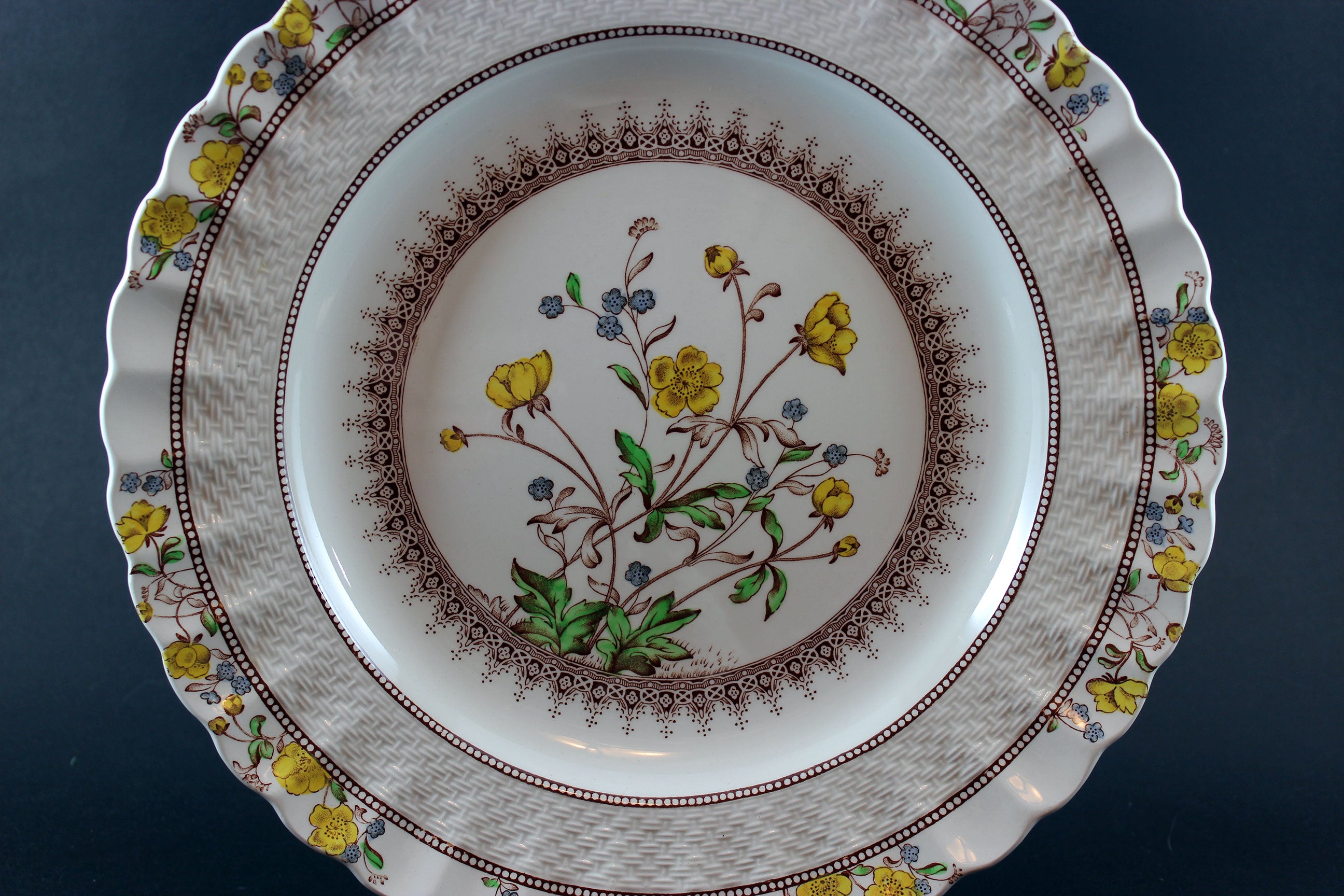 Spode, Buttercup Pattern, Dinner Plates