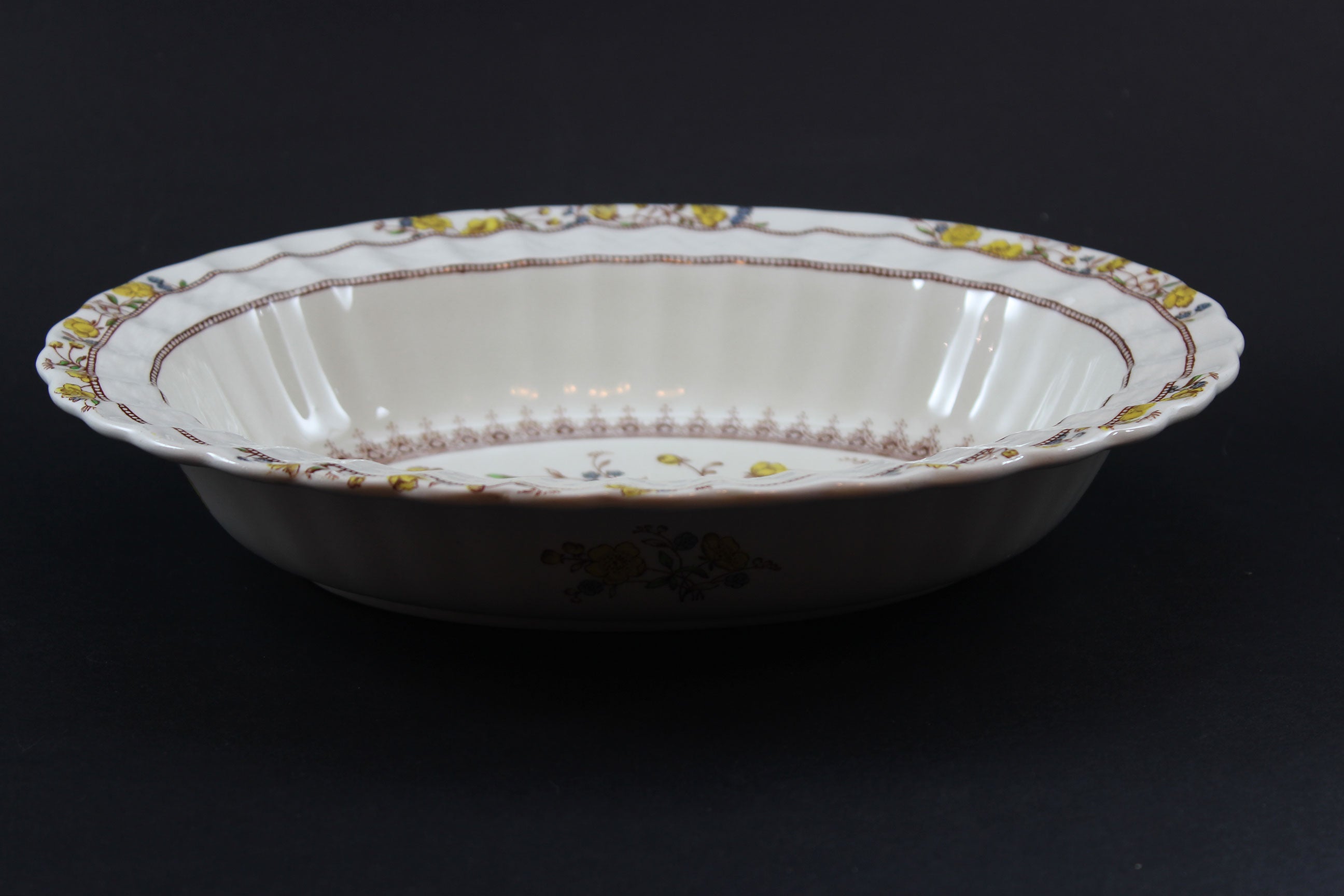 Copeland Spode, Buttercup , Oval Serving Bowl