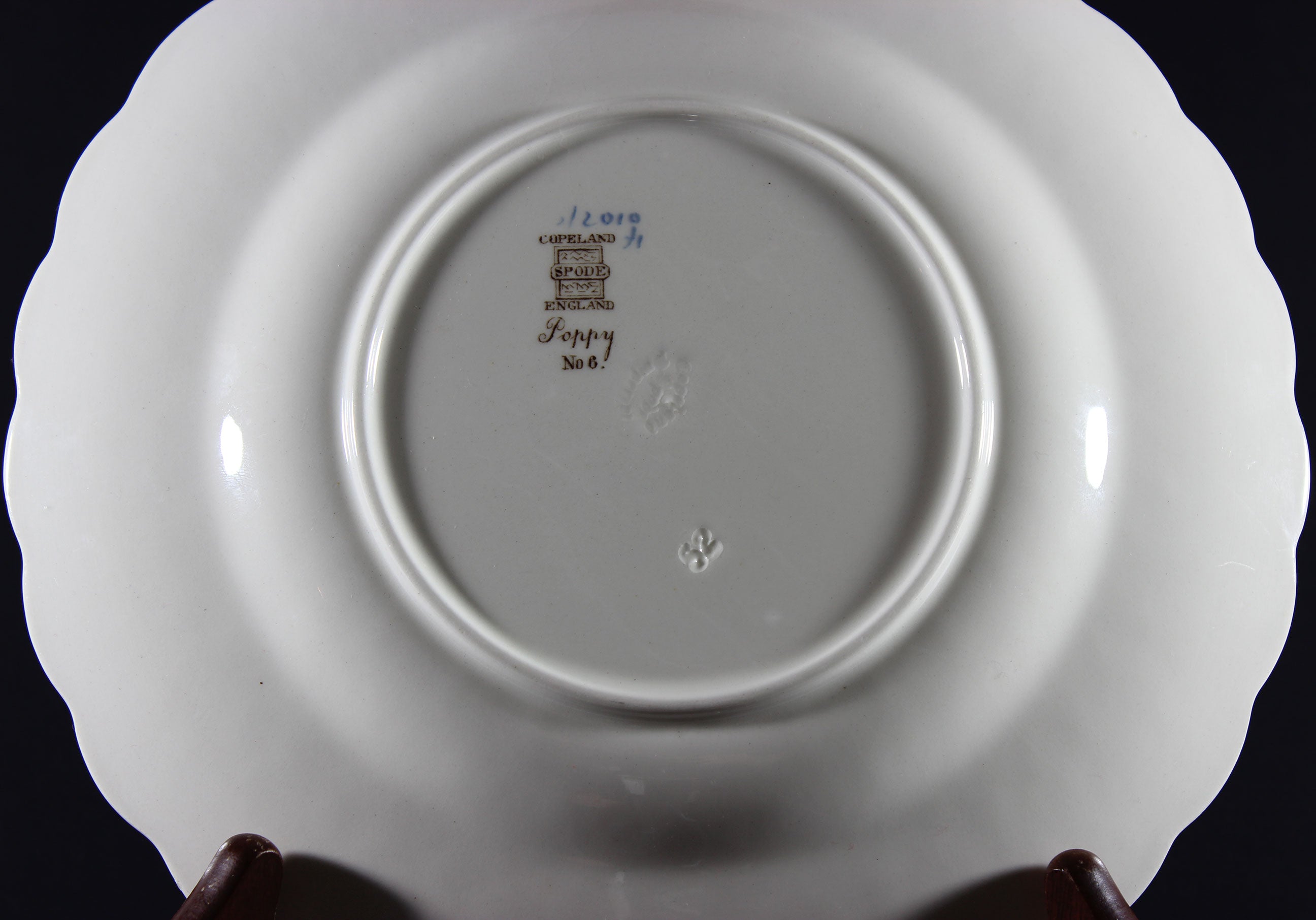 Spode Fernleigh Pattern, Luncheon Plate, Poppy No. 6