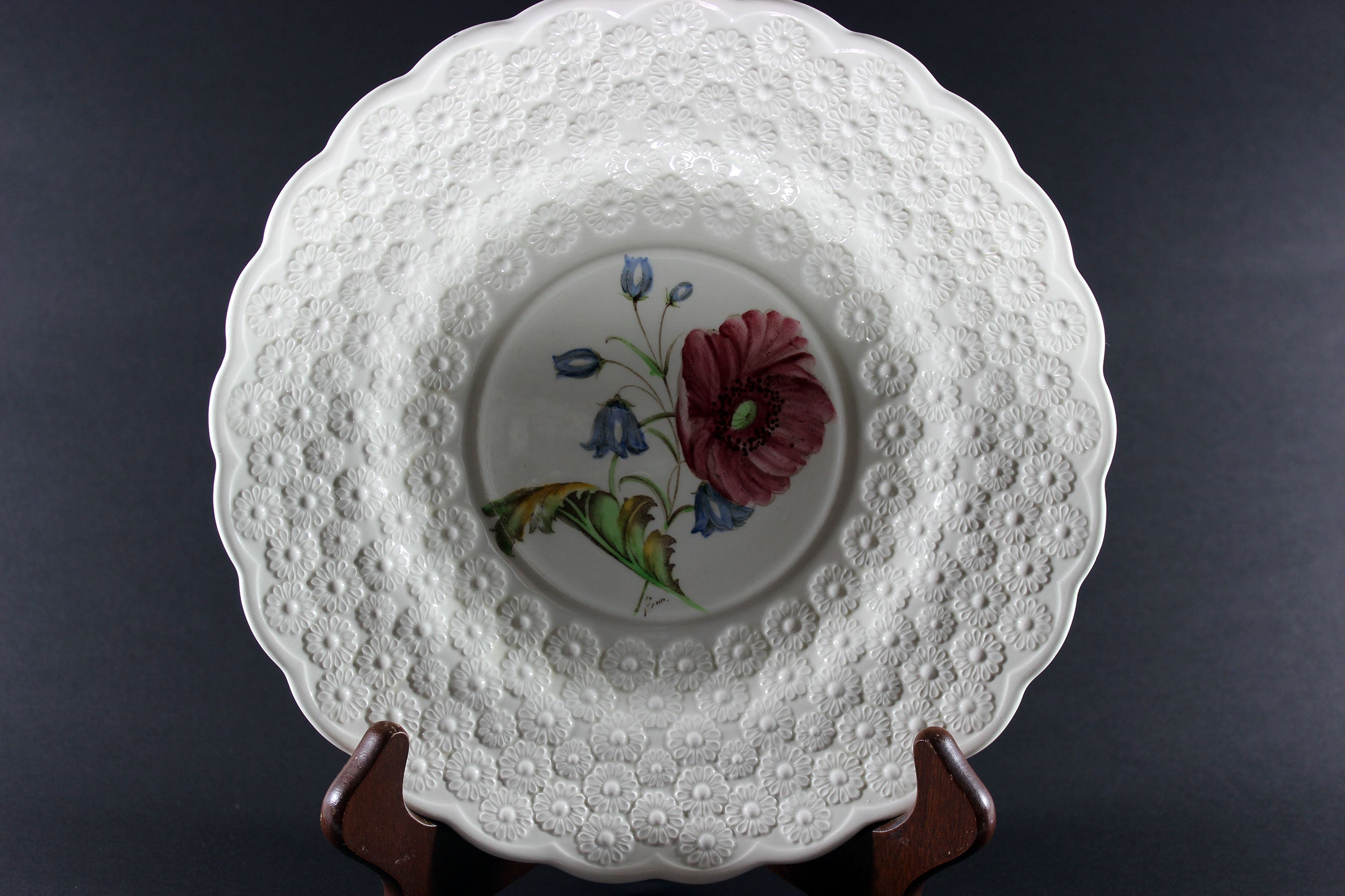 Spode Fernleigh Pattern, Luncheon Plate, Poppy No. 6