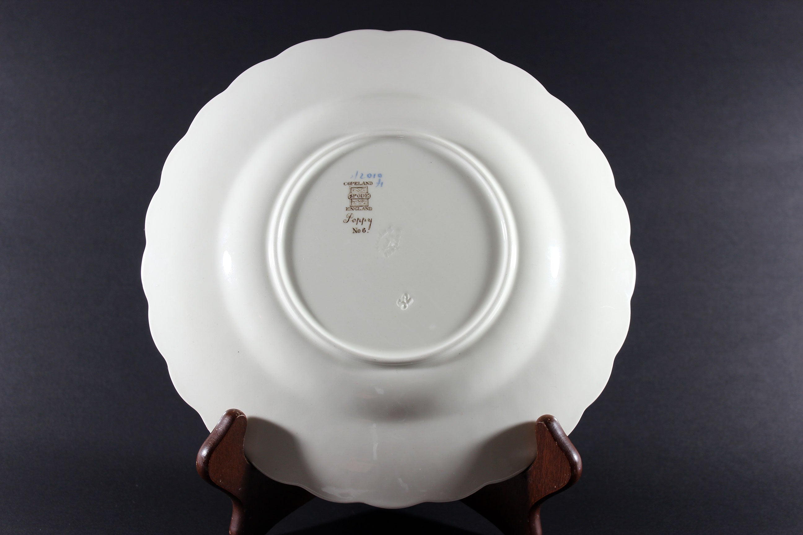 Spode Fernleigh Pattern, Luncheon Plate, Poppy No. 6