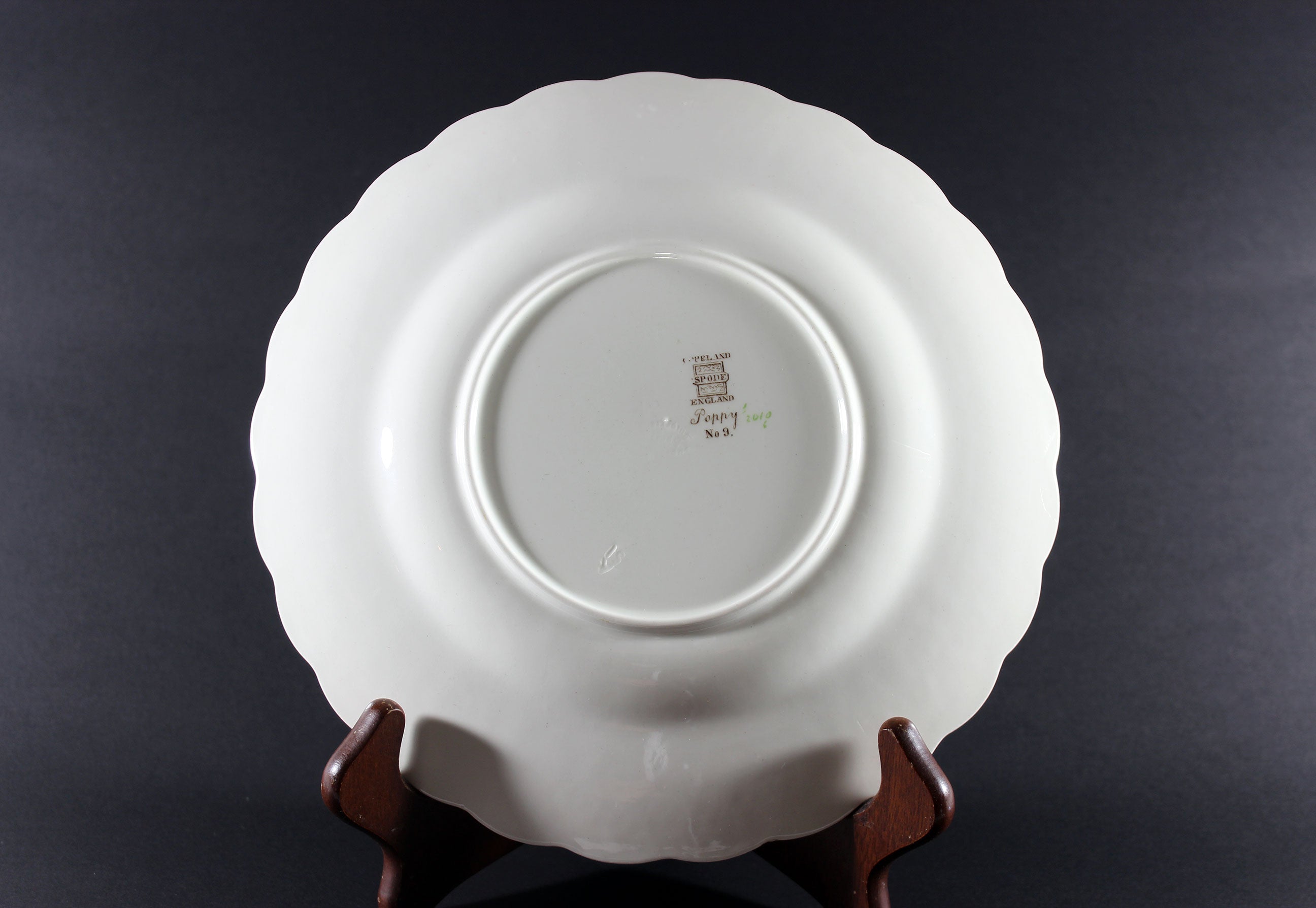 Spode Fernleigh Pattern, Luncheon Plate, Poppy No. 9