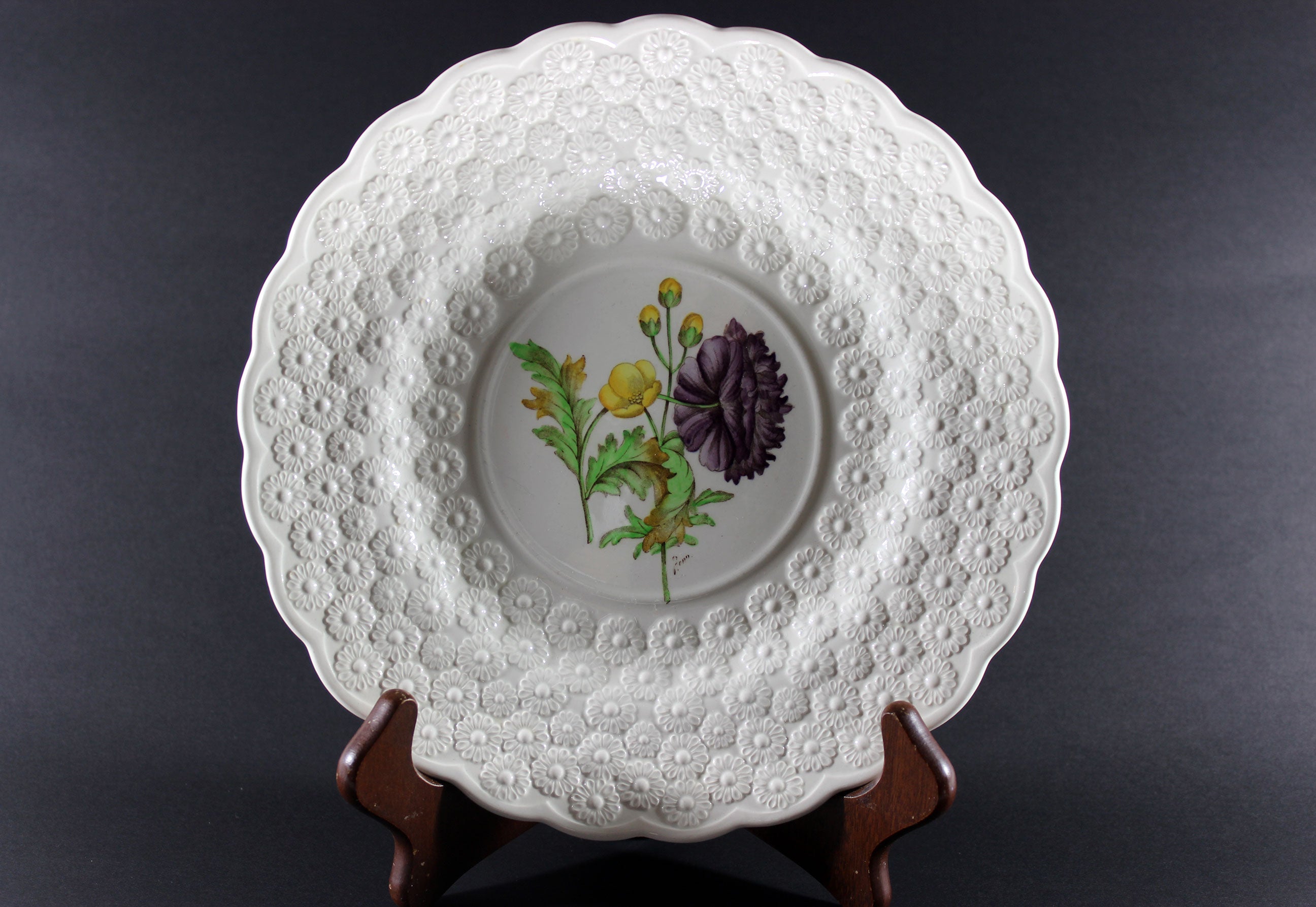 Spode Fernleigh Pattern, Luncheon Plate, Poppy No. 9