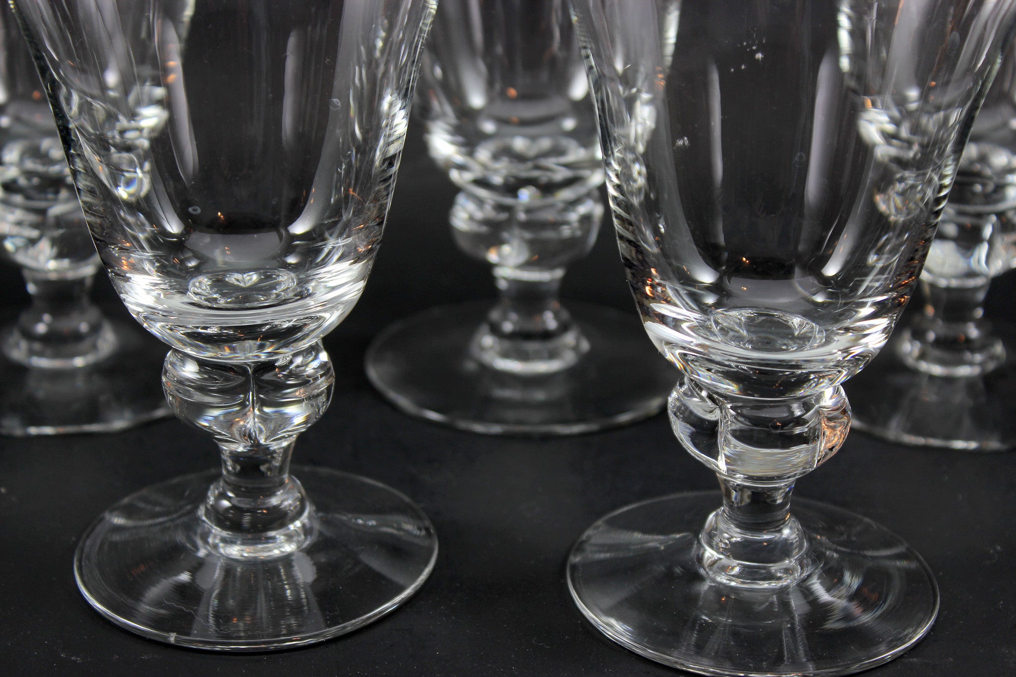 Crystal Water Goblets, Gulli-Ingrid (Clear) by Swedish