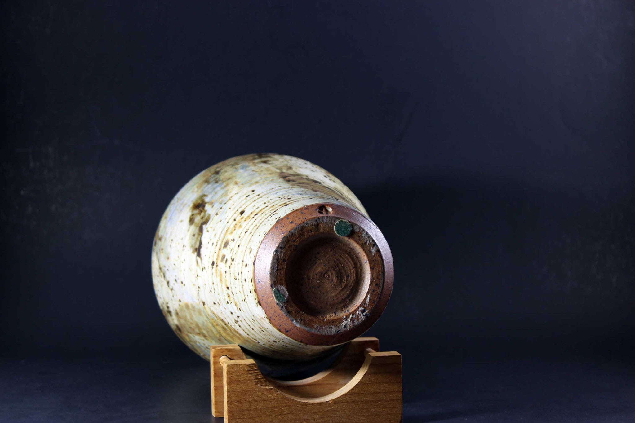 Large Brown Toned Studio Pottery Vase