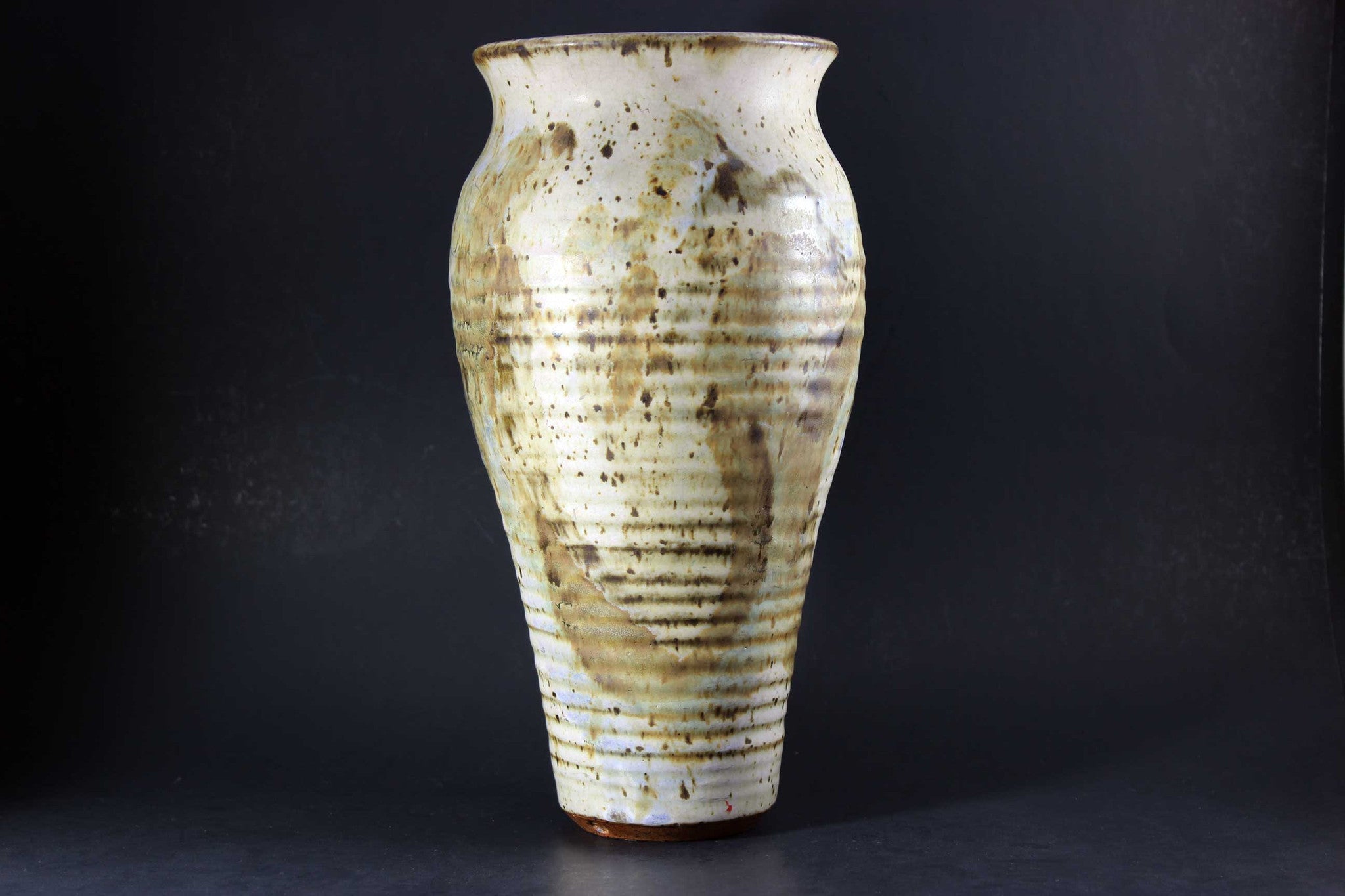 Large Brown Toned Studio Pottery Vase