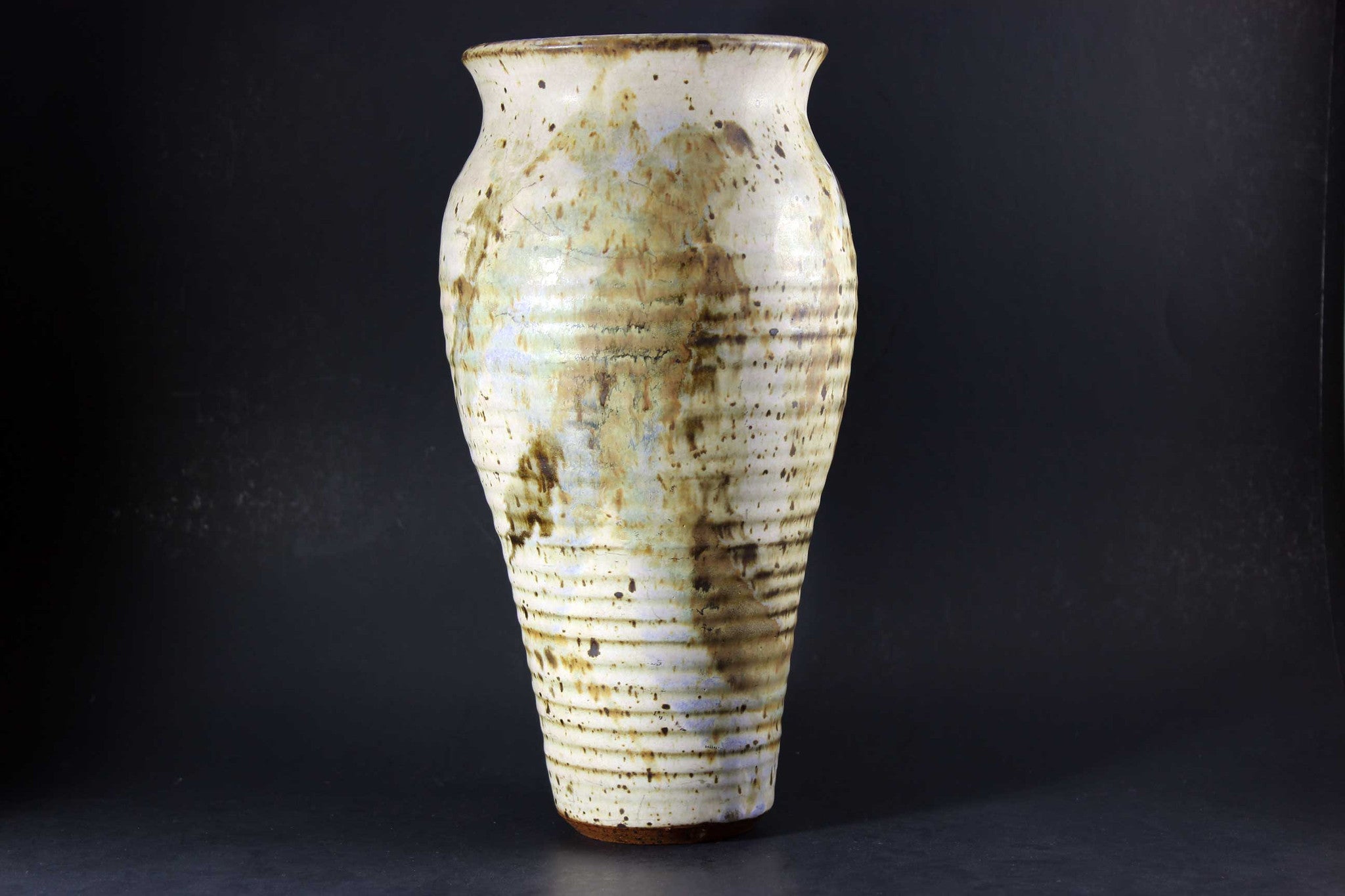 Large Brown Toned Studio Pottery Vase