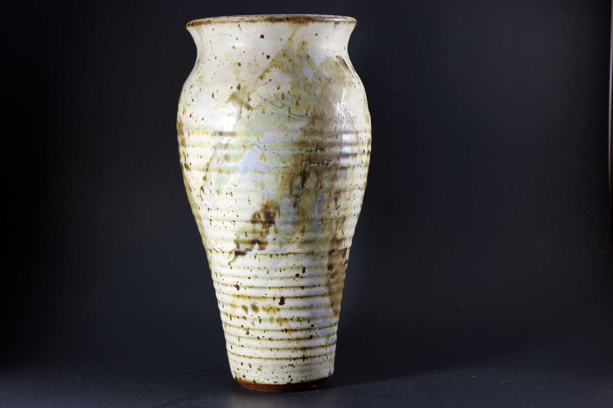 Large Brown Toned Studio Pottery Vase