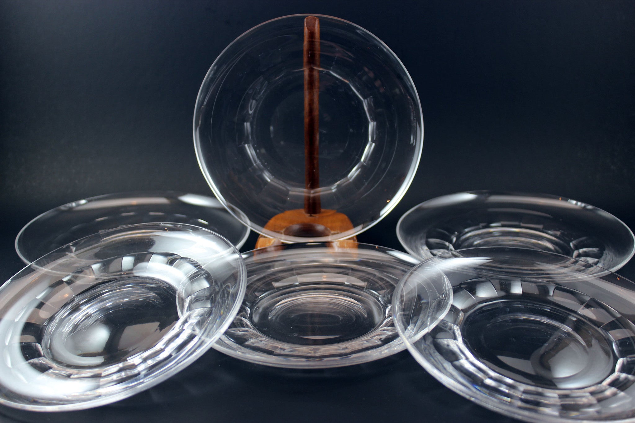 Val Saint Lambert Crystal Sorbet Under plate or Lunch Plate