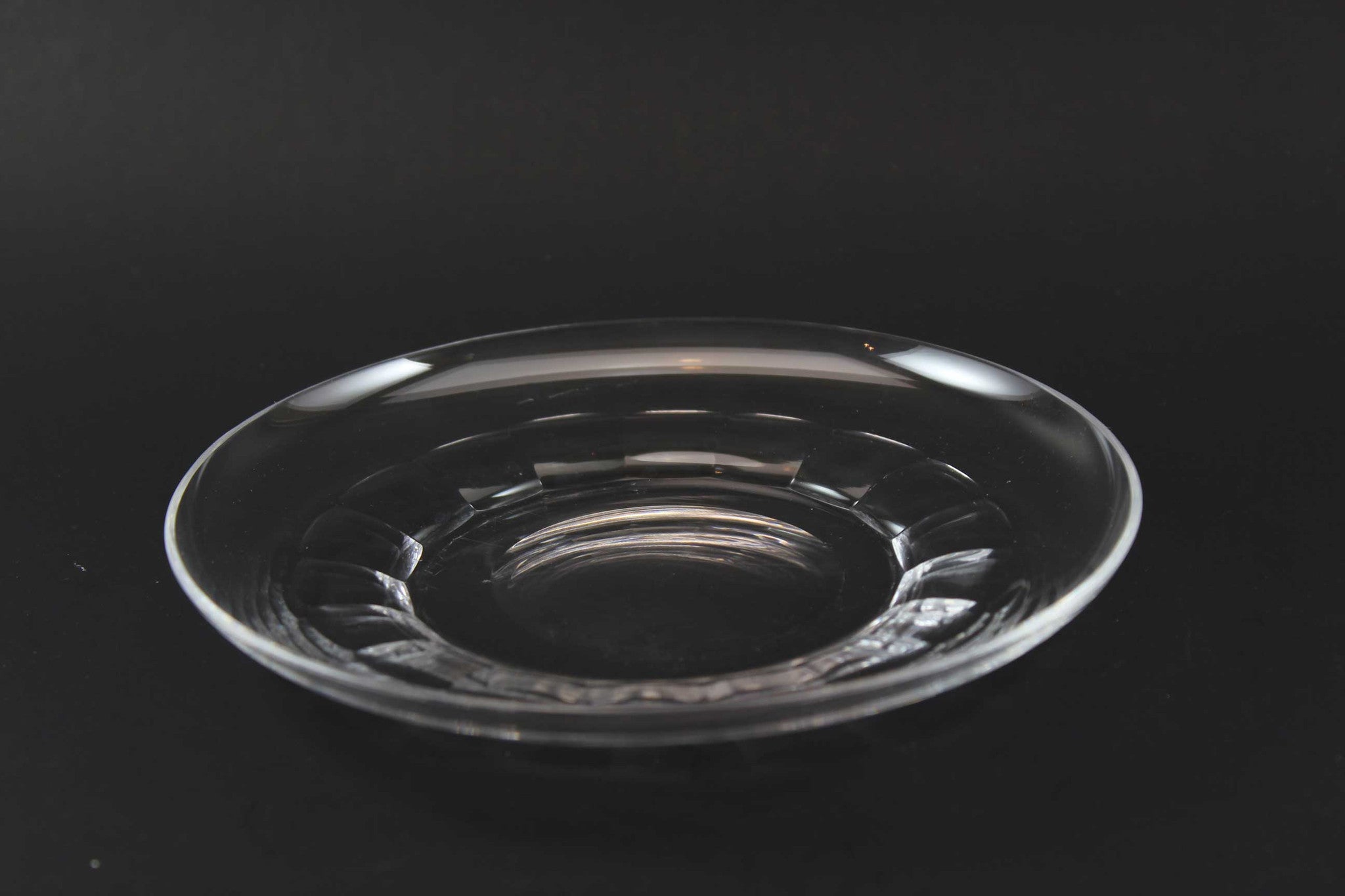 Val Saint Lambert Crystal Sorbet Under plate or Lunch Plate