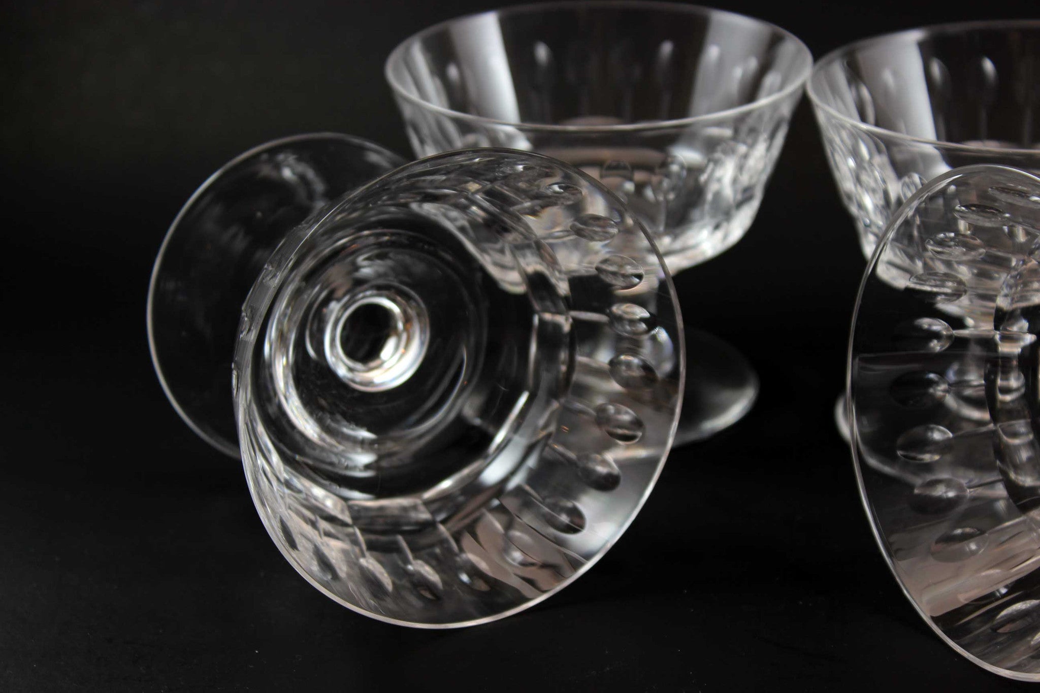 Val Saint Lambert Crystal Sorbet Dish