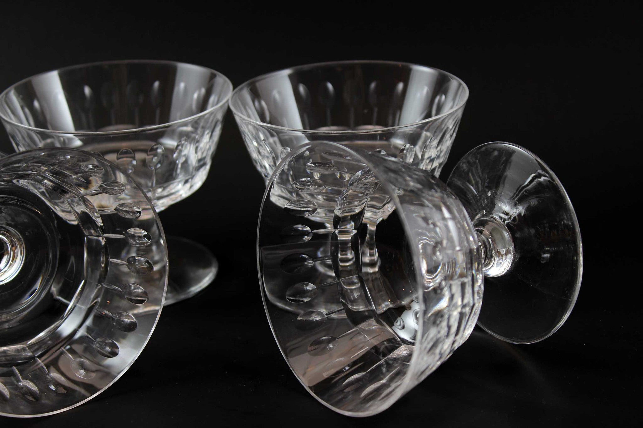 Val Saint Lambert Crystal Sorbet Dish