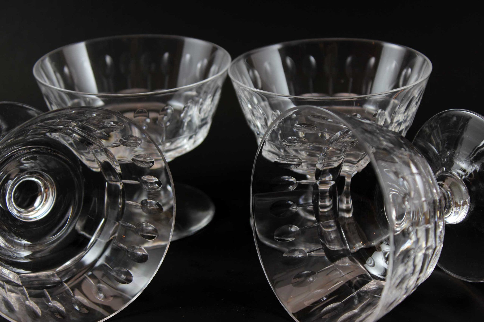 Val Saint Lambert Crystal Sorbet Dish