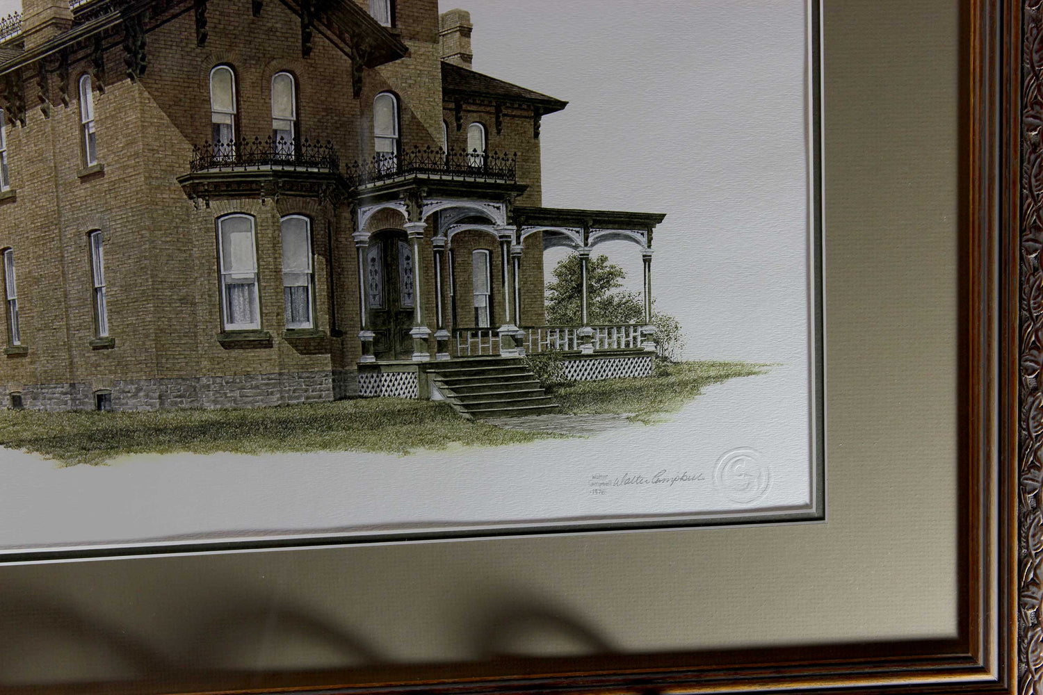 Walter Campbell, Signed Print, Bigelo House