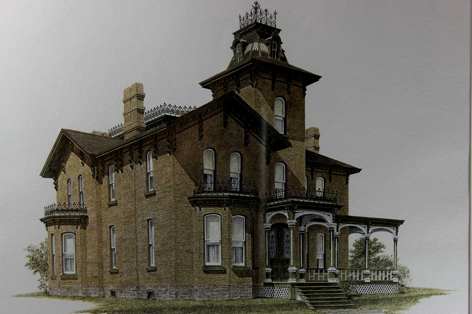 Walter Campbell, Signed Print, Bigelo House