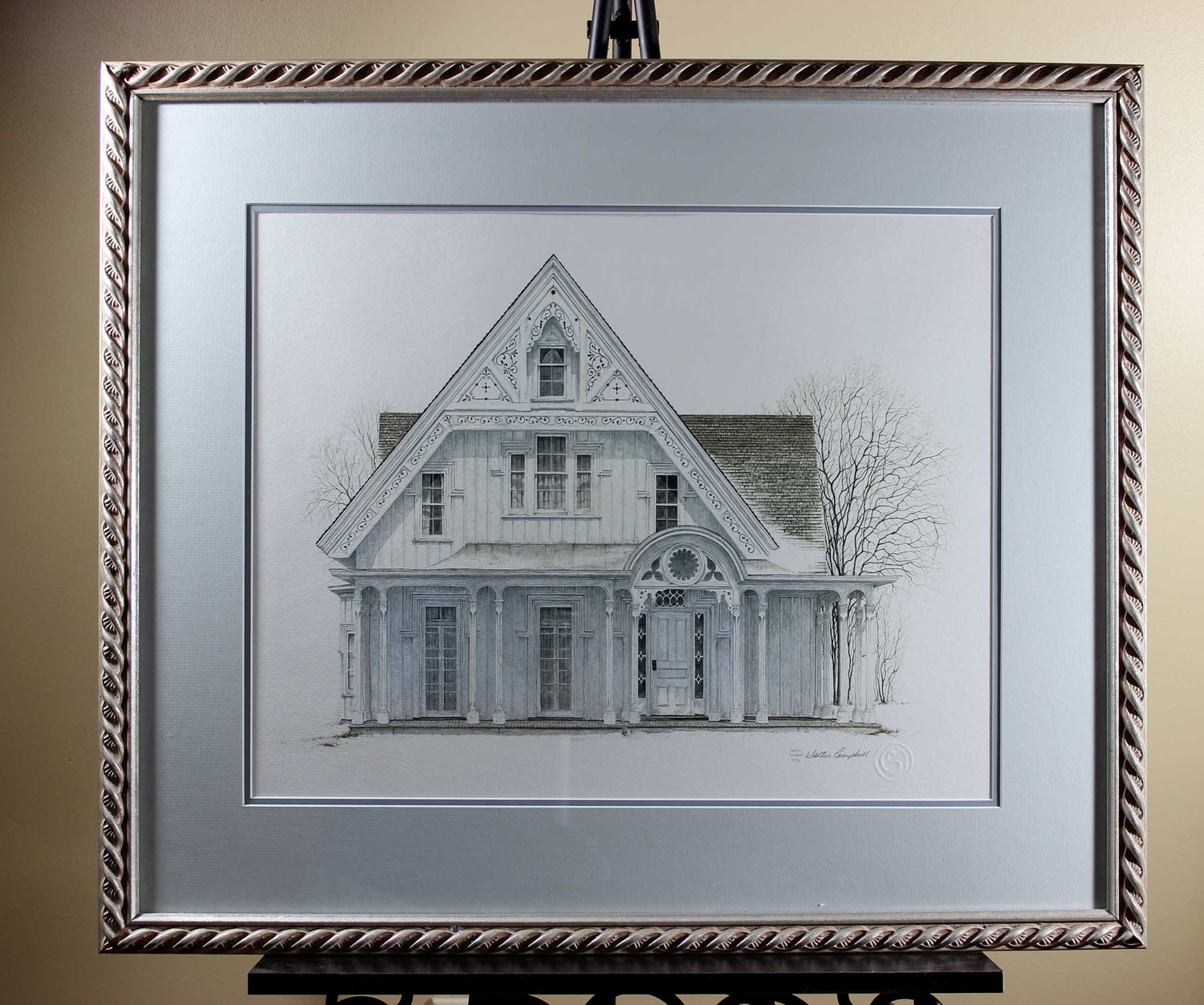 Walter Campbell, Signed Print, Queen Anne&