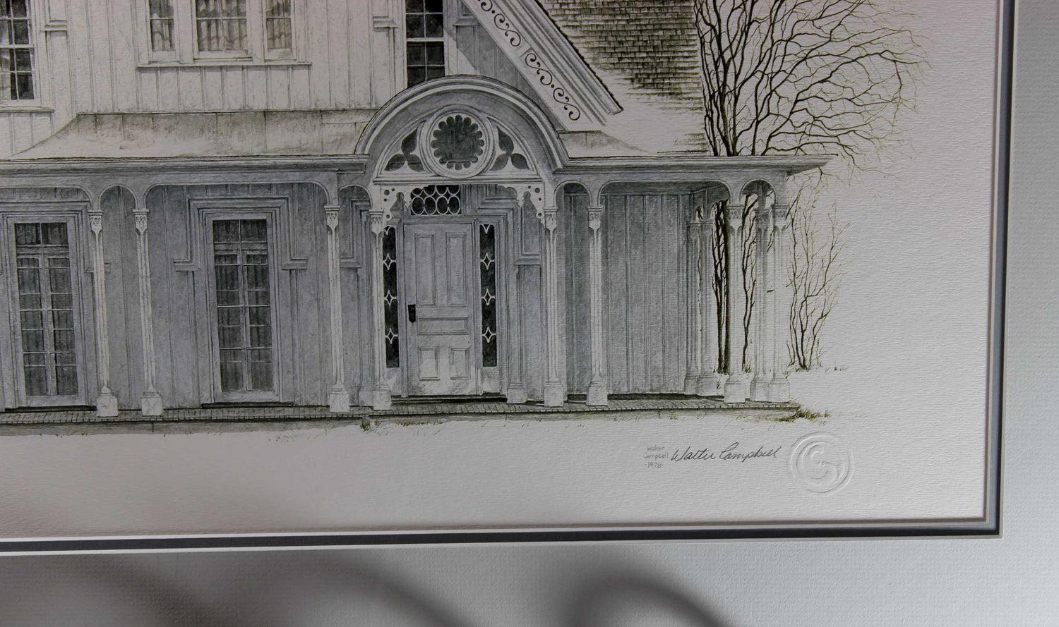 Walter Campbell, Signed Print, Queen Anne&