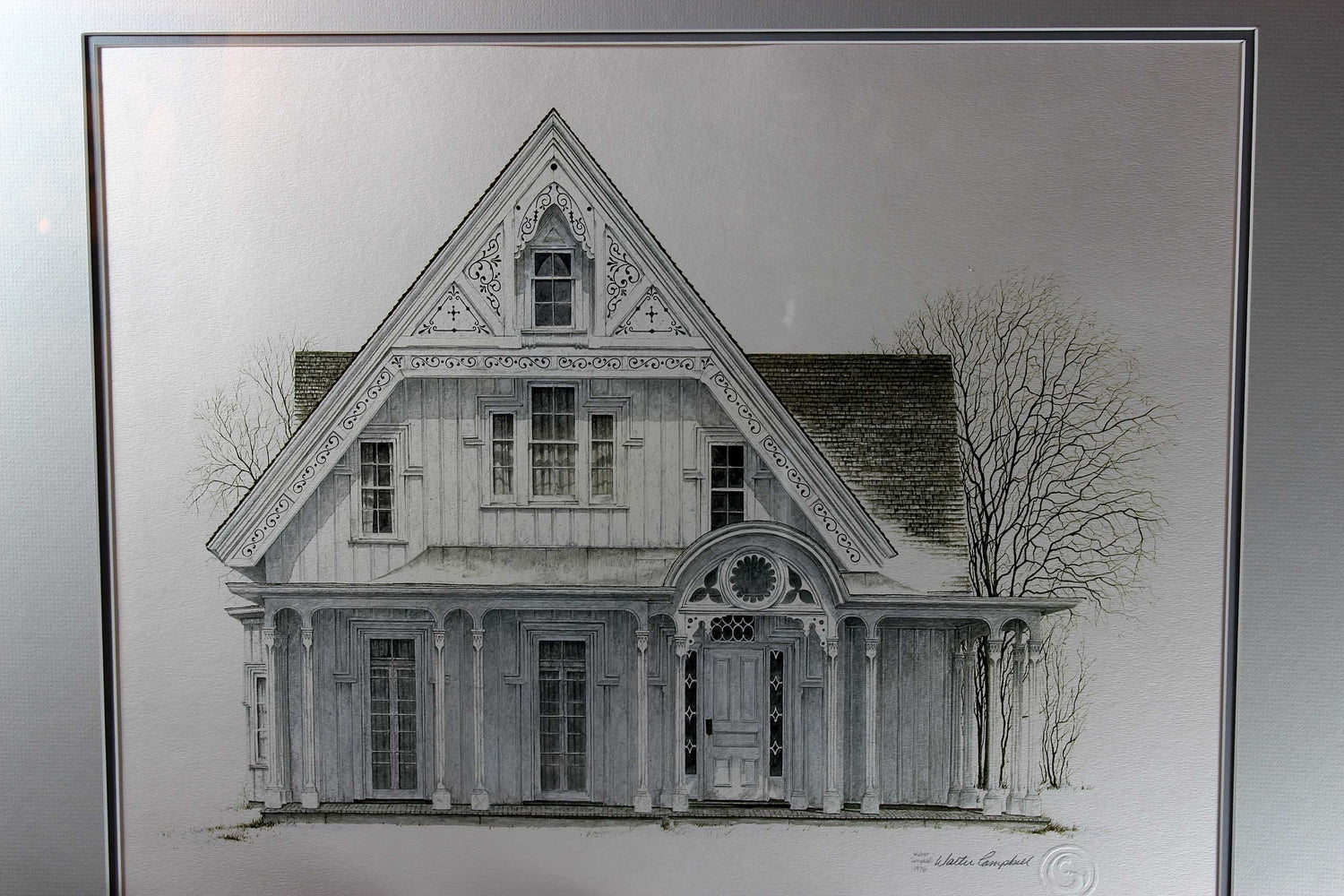 Walter Campbell, Signed Print, Queen Anne&