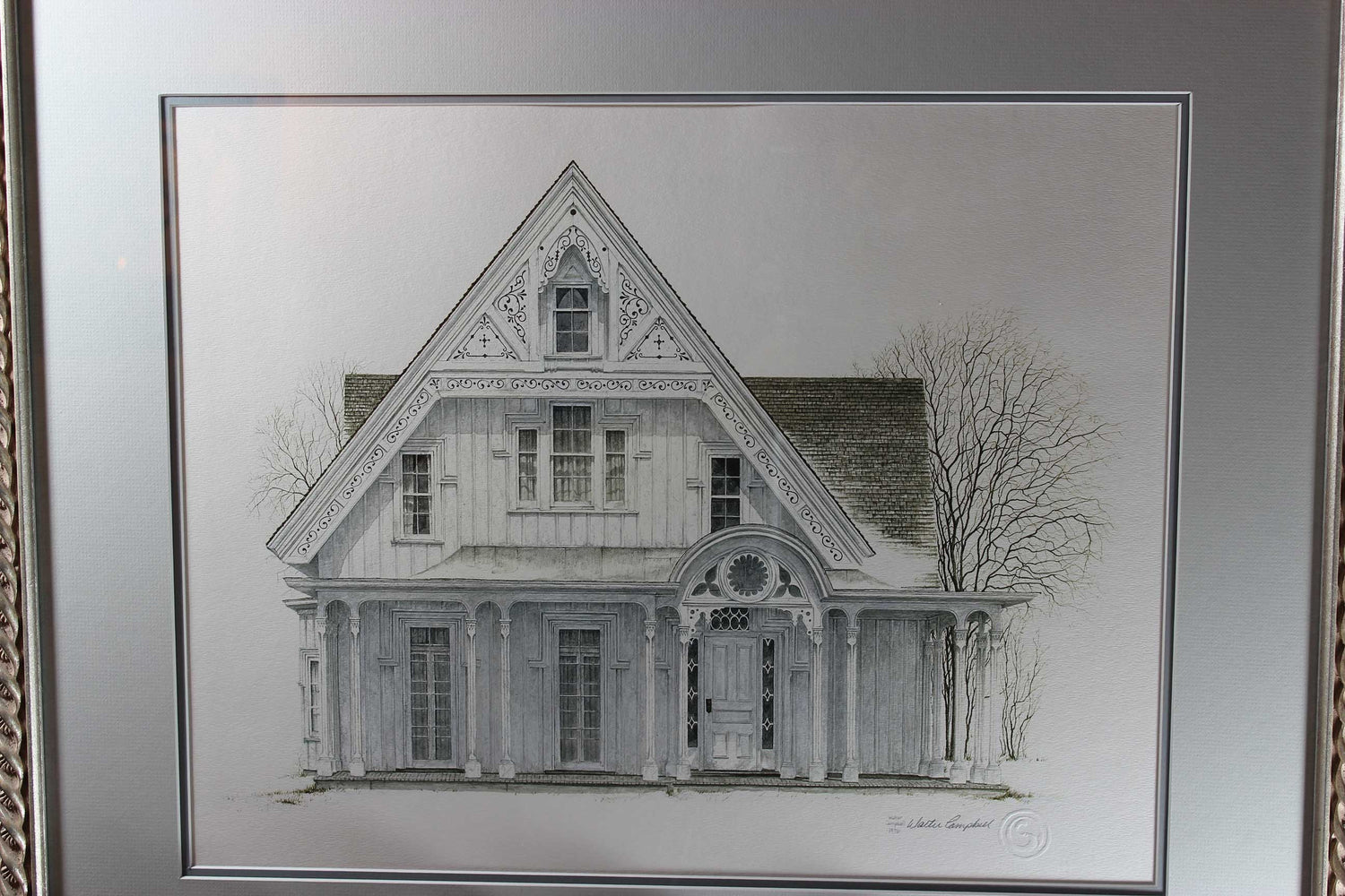 Walter Campbell, Signed Print, Queen Anne&