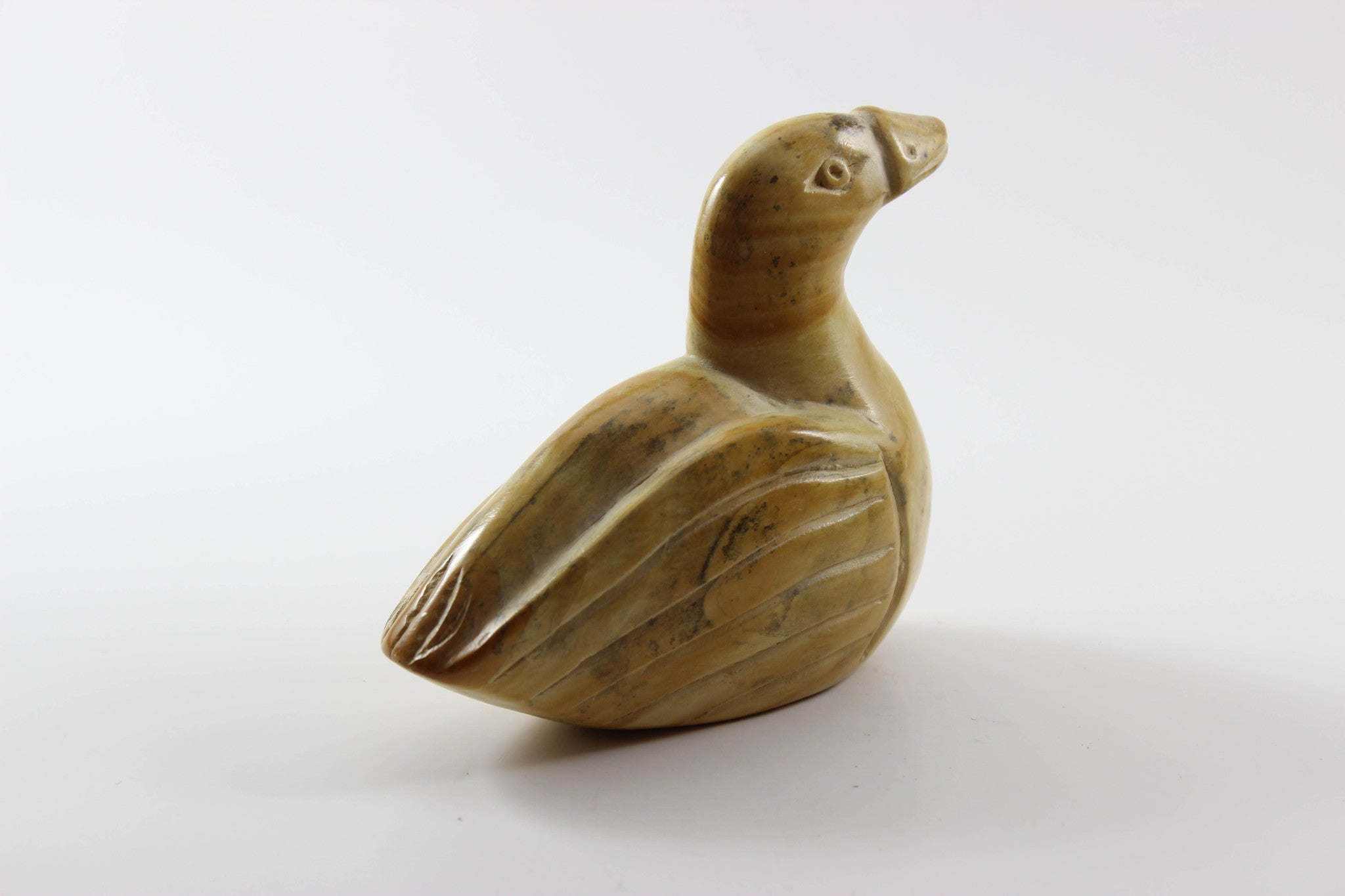 Hand carved Soapstone Arctic Water Bird