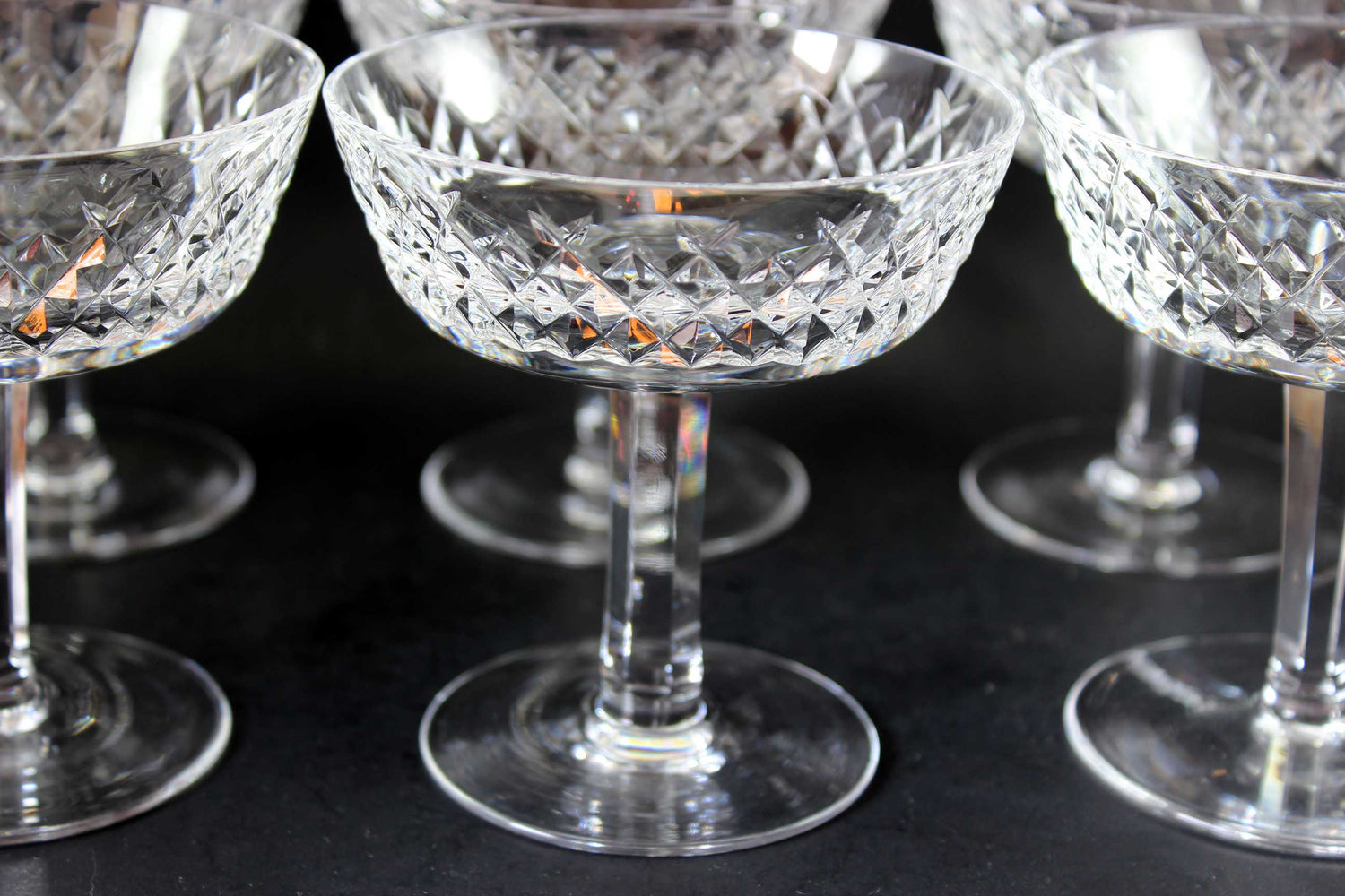 Waterford Crystal, Alana, High Dessert/Champagne Glasses