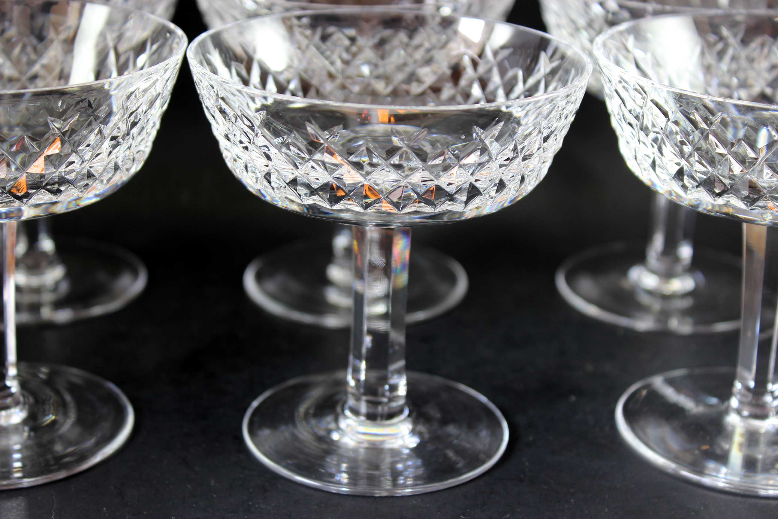 Waterford Crystal, Alana, High Dessert/Champagne Glasses