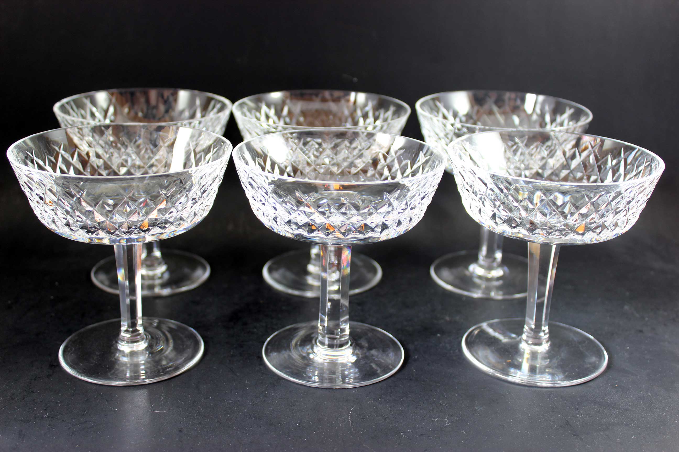 Waterford Crystal, Alana, High Dessert/Champagne Glasses