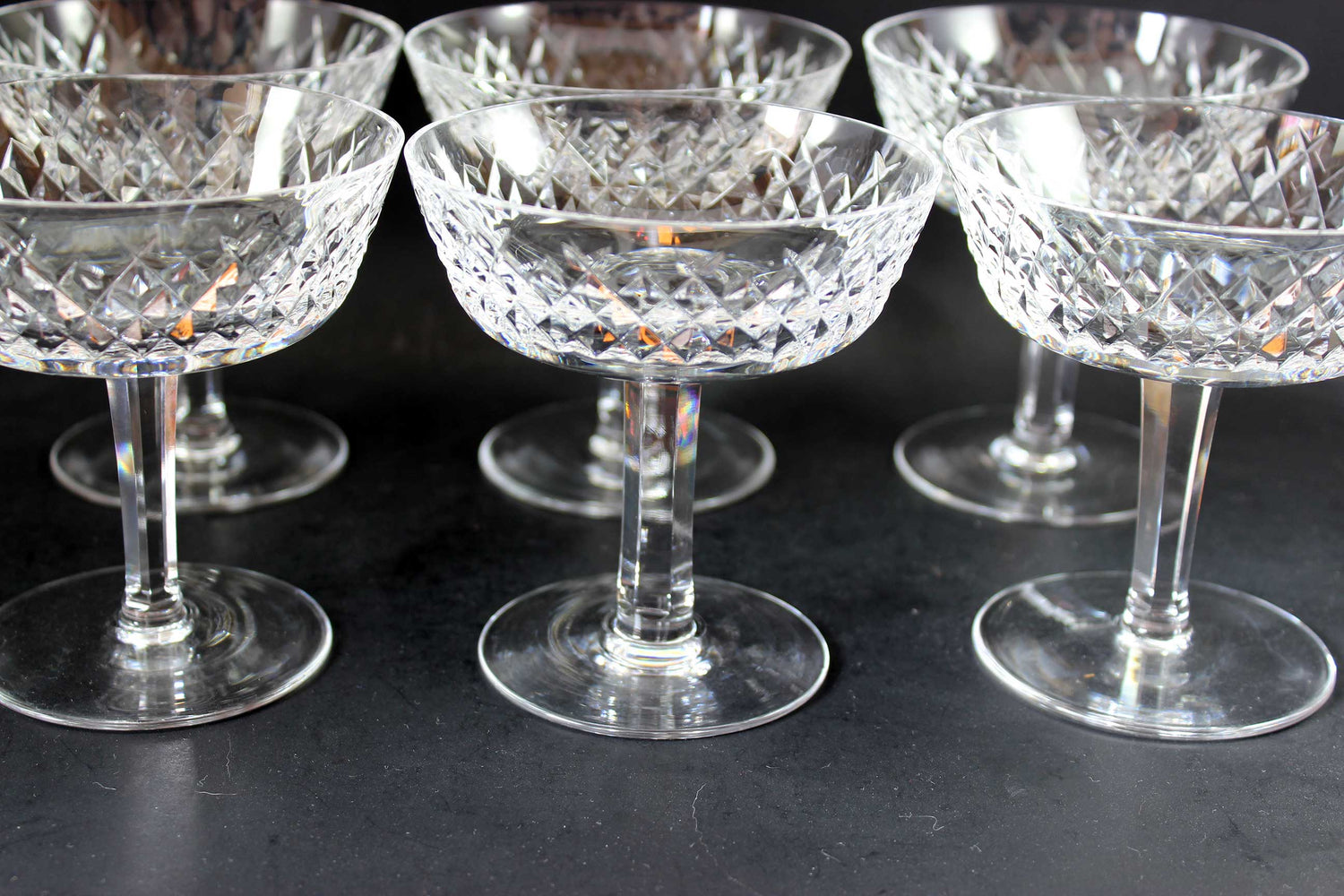 Waterford Crystal, Alana, High Dessert/Champagne Glasses