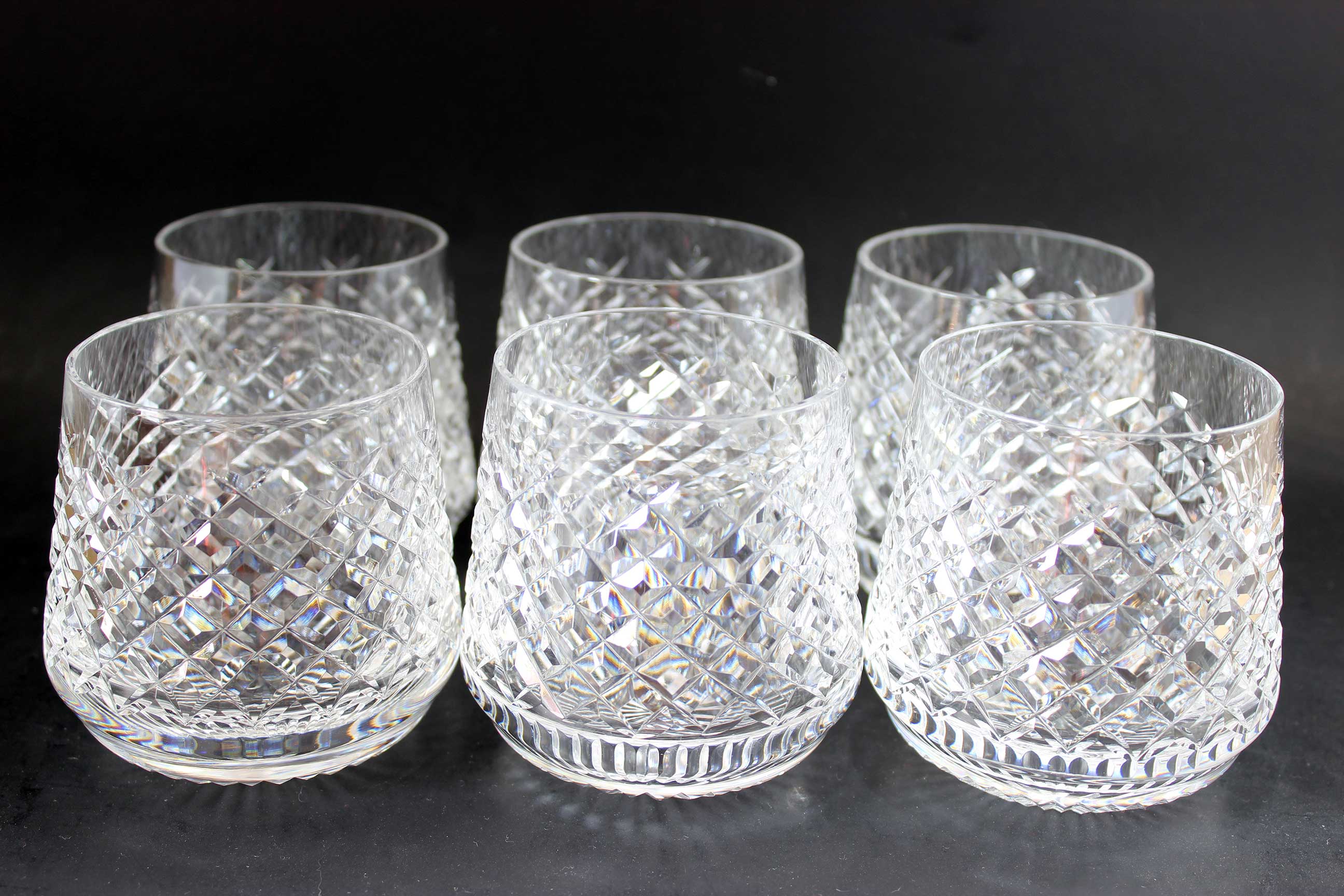 Waterford Crystal Alana, Roly Poly Rocks Glasses