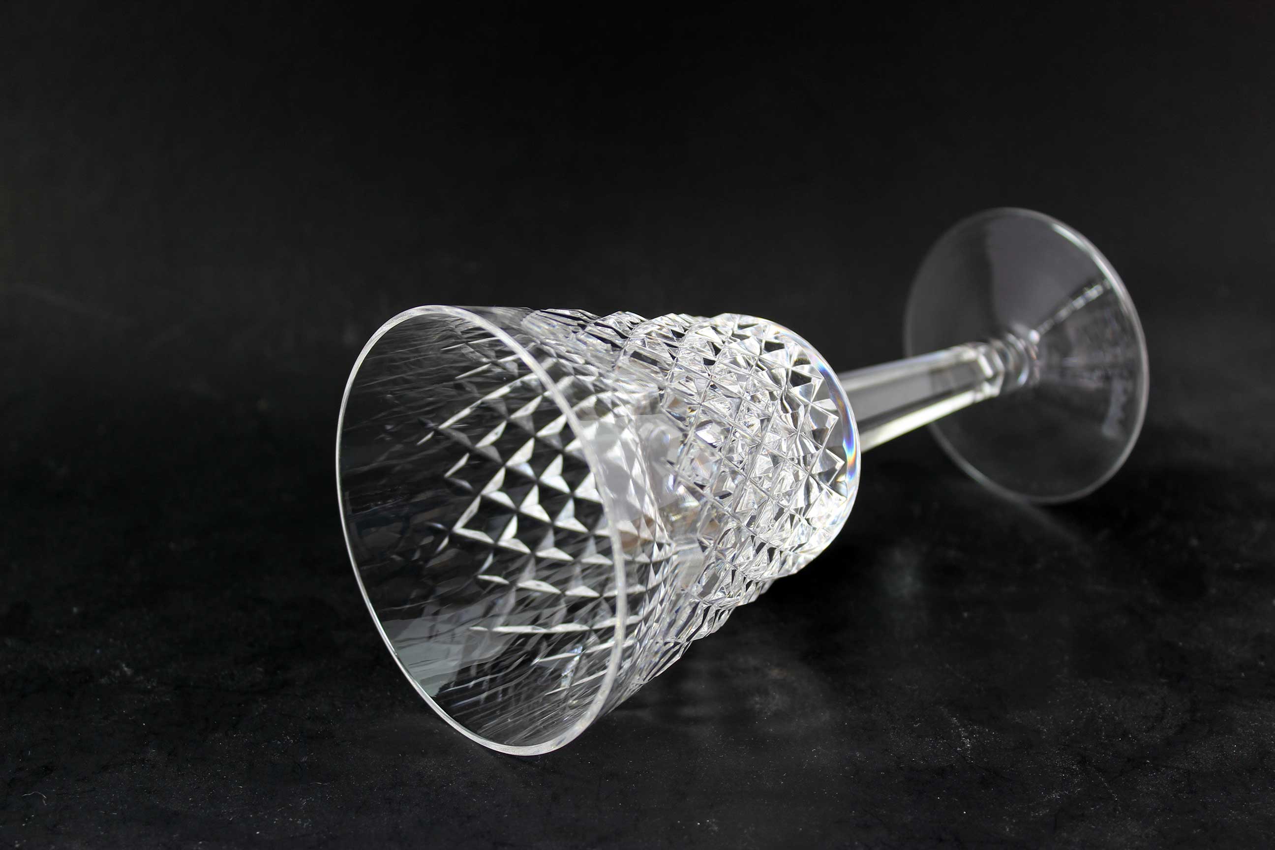 Waterford Crystal, Vintage Alana,Claret Wine Glasses