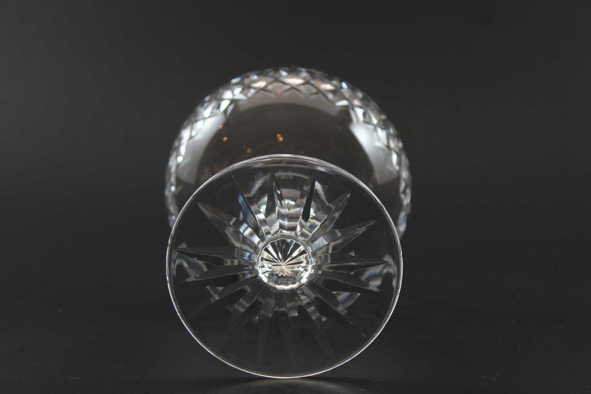 Waterford Crystal-Champagne in Boyne Pattern (Cut Foot)