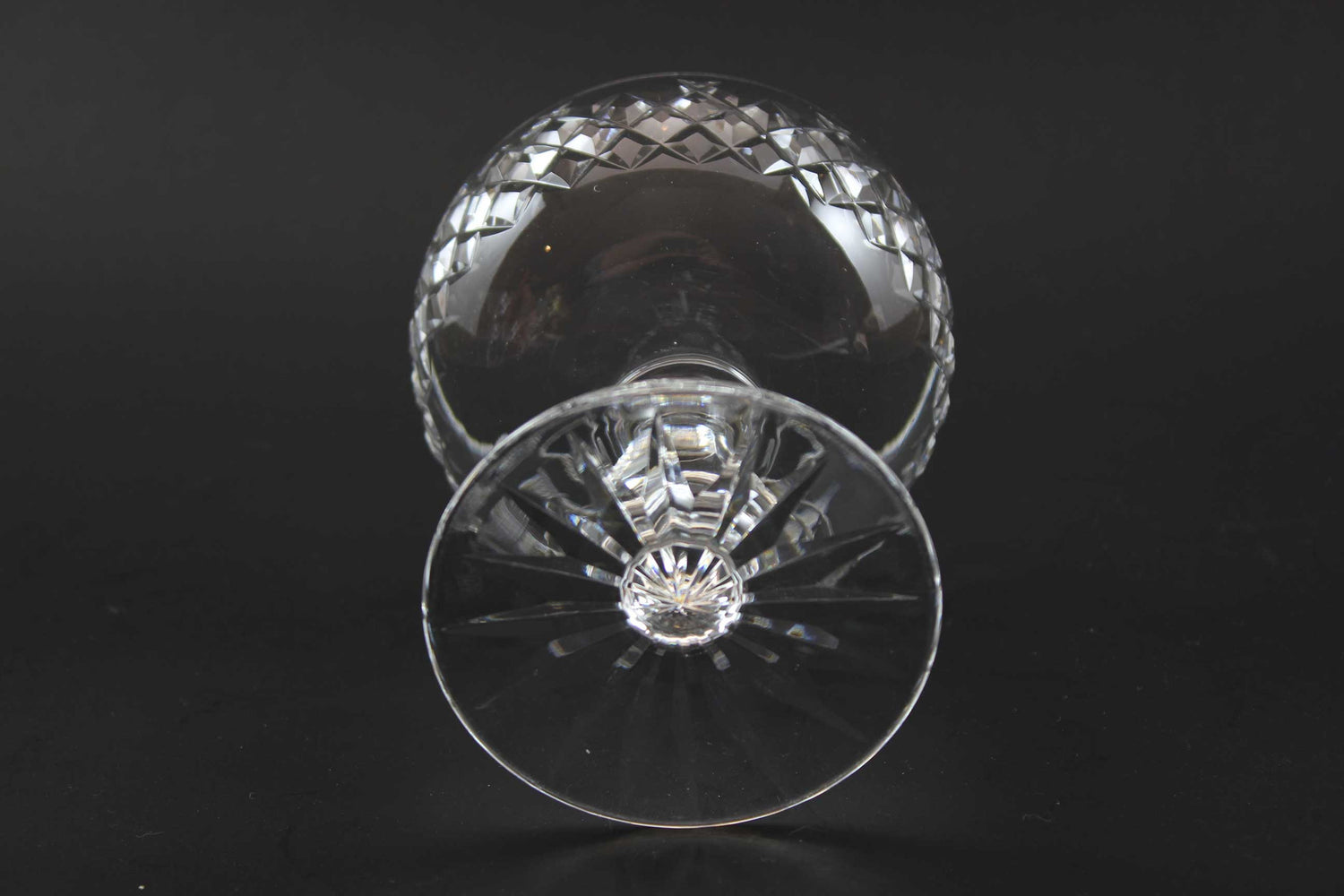 Waterford Crystal-Champagne in Boyne Pattern (Cut Foot)