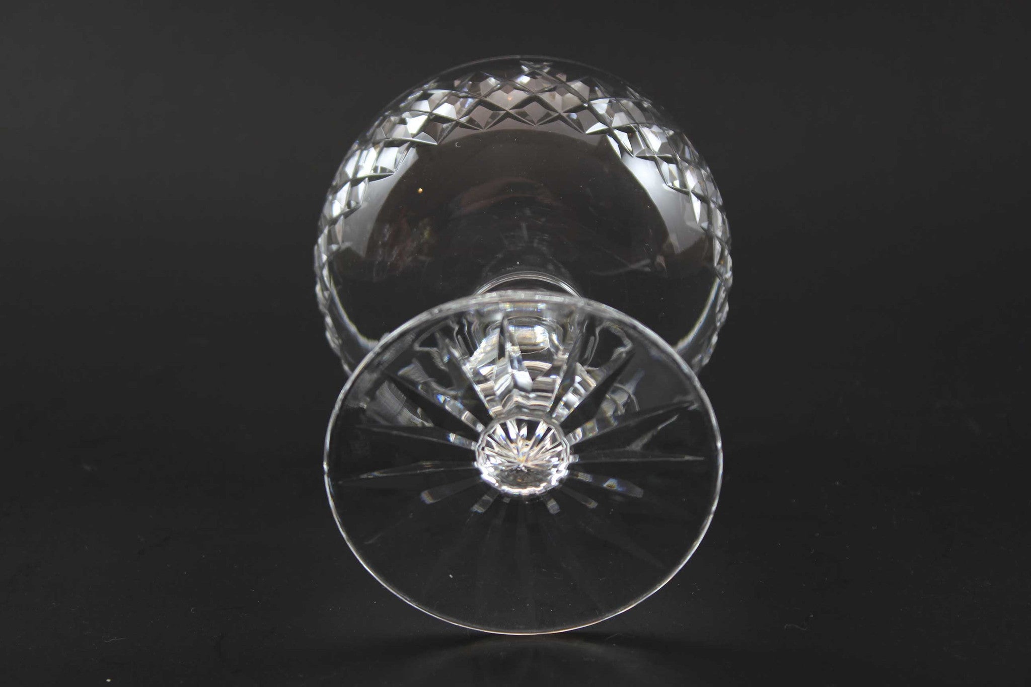 Waterford Crystal-Champagne in Boyne Pattern (Cut Foot)