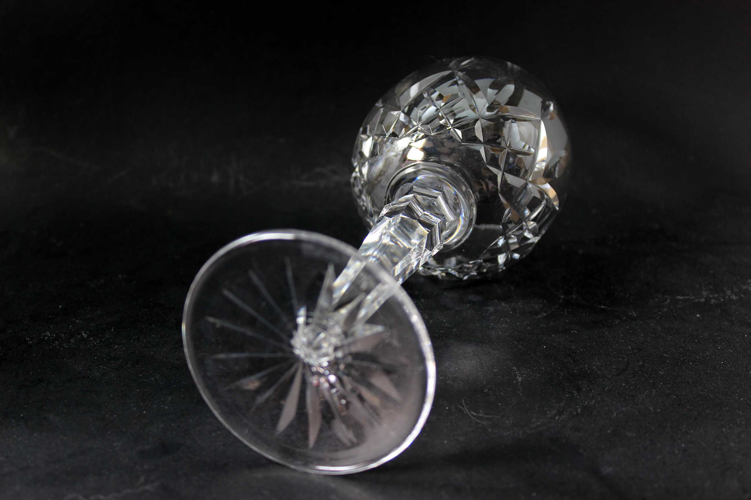 Waterford Crystal, Lismore, Vintage Hock Glasses