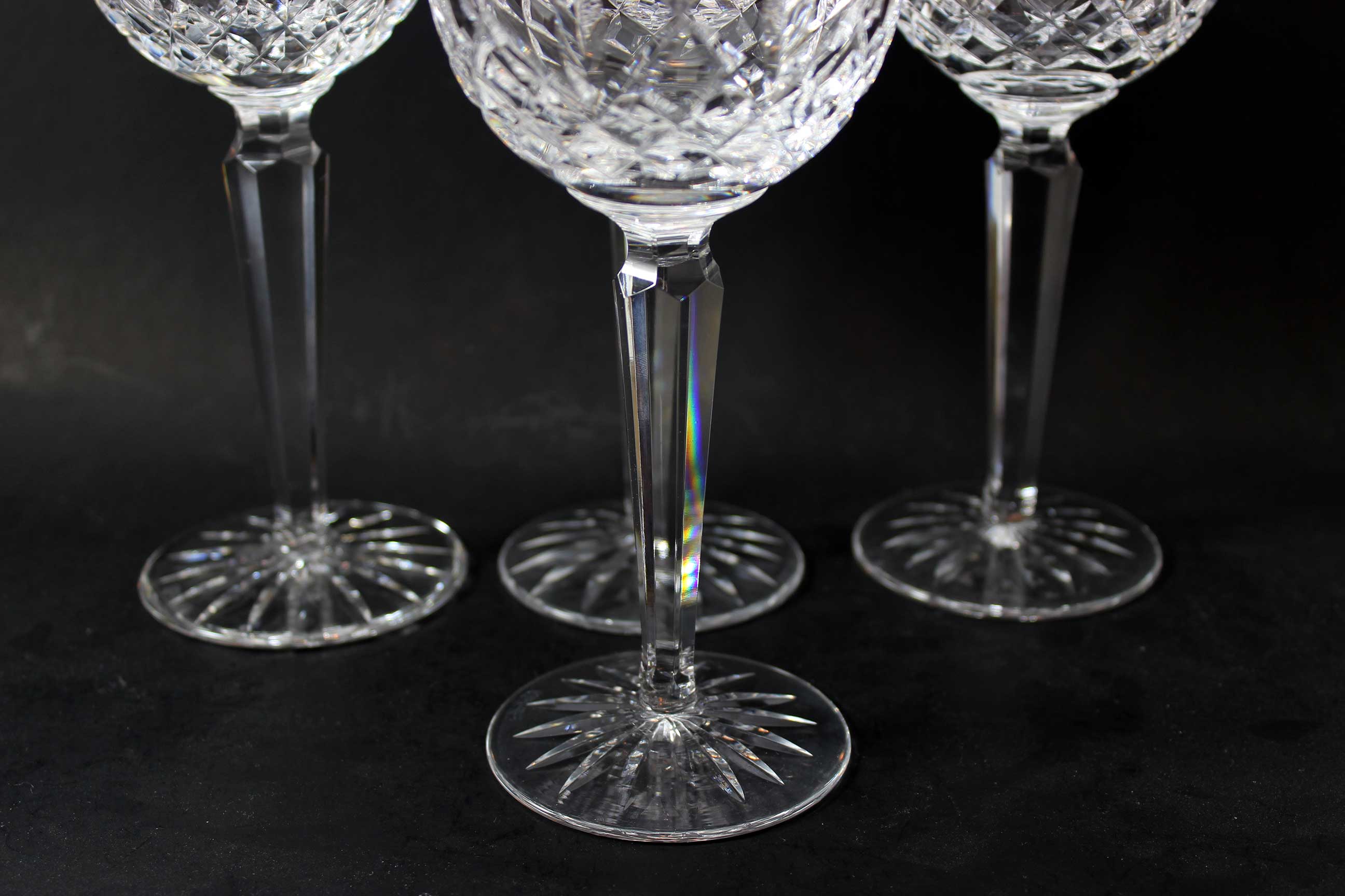 Waterford Crystal, Lismore, Vintage Hock Glasses